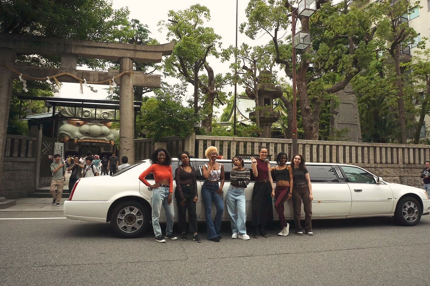 Namba Yasaka Shrine is a great stop for a limousine tour in Osaka.