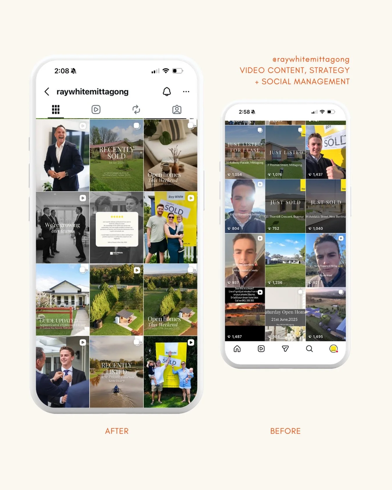 CLIENT LOVE: @raywhitemittagong 💛

We&rsquo;ve helped take their socials from static to a consistent, video-first presence - built around their agents, their results, and what&rsquo;s actually happening on the ground.

From weekly shoots to in-house