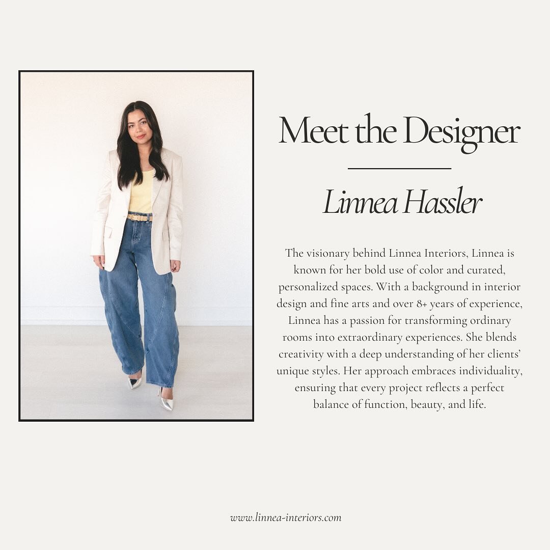 Meet the designer &mdash;&gt; Linnea Hassler

#linneainteriors #interiordesign #interiordesigner #aboutme #femalefounders #linnea