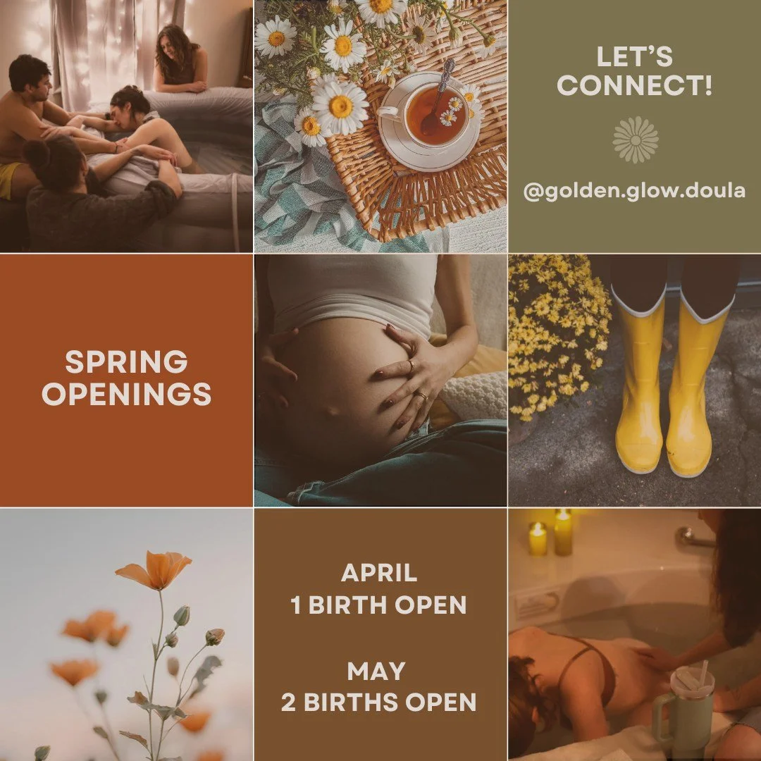 Limited Spring Birth Spots Available! 🌿✨

Building deep connections with the families I support is at the heart of my work. Whether you&rsquo;re birthing at home, a birth center, or a hospital, my care is personalized, holistic, and centered around 