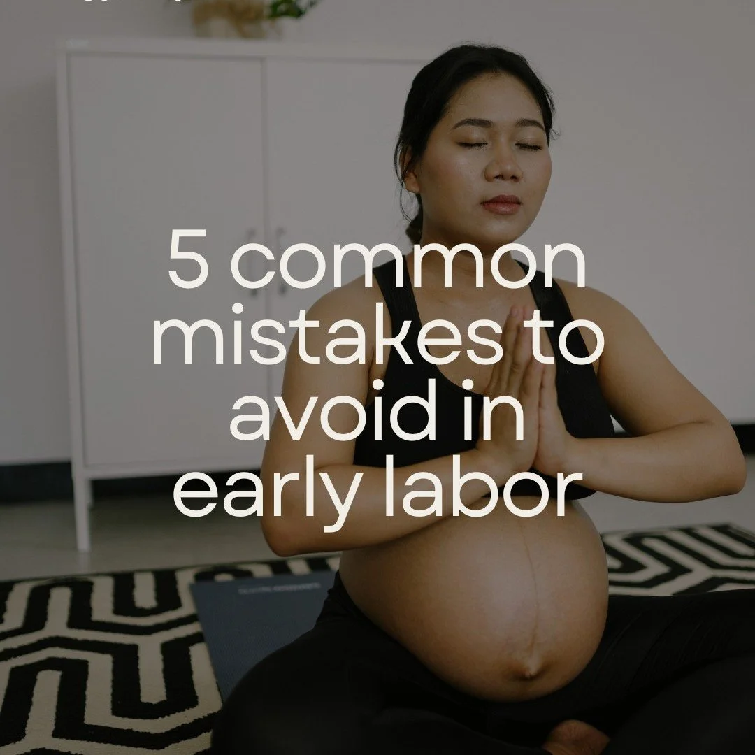 ✨ 5 Things to Avoid in Early Labor ✨

Early labor isn&rsquo;t the time to rush, time every contraction, or forget to take care of yourself. It&rsquo;s a time to settle in, conserve energy, and let your body do its thing. Here are 5 common mistakes to