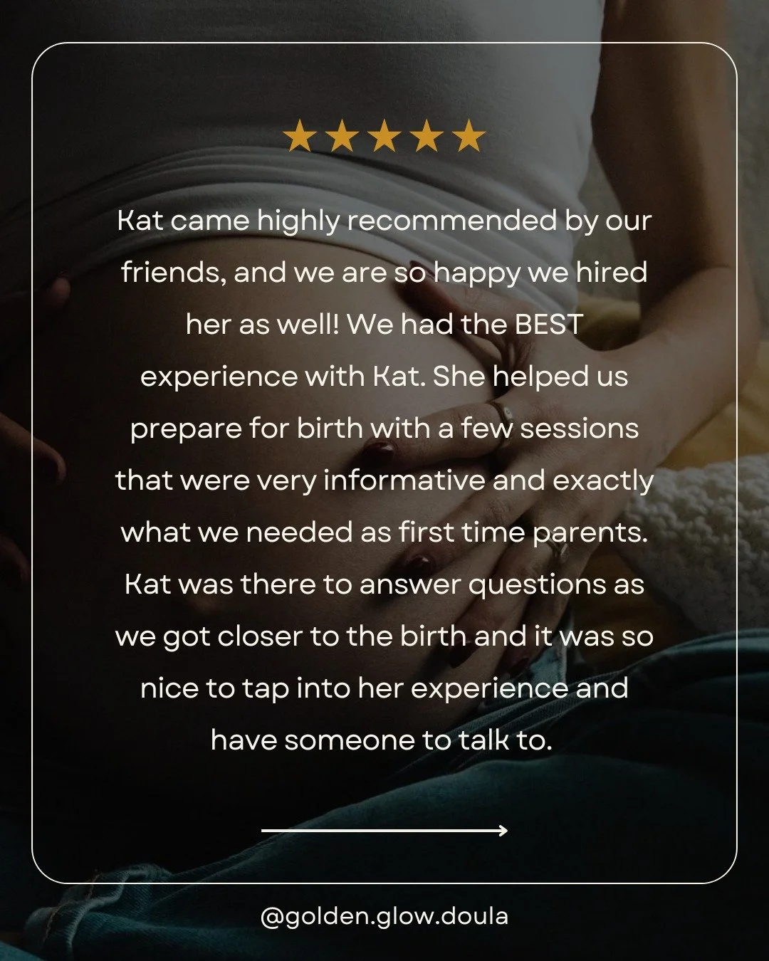 Some words that were just shared with me from an amazing October birth story!

It really means so much when clients share their experiences of working together.
Hearing your stories reminds me why I love this work&mdash;and gives other families a gli