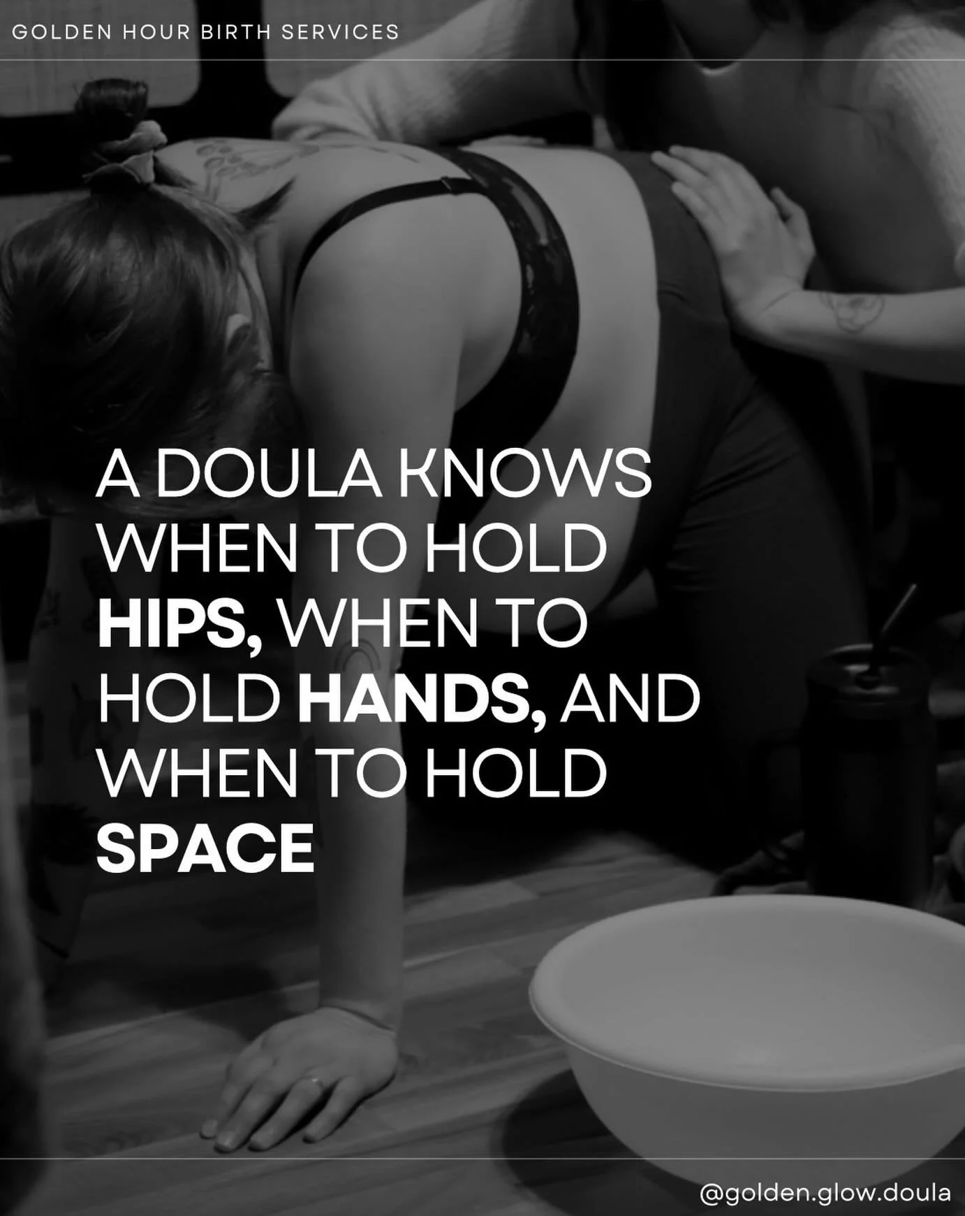 ✨ The magic of being a doula is knowing exactly when to step in&mdash;and when to step back. 

When to speak words of encouragement&mdash;and when to hold space in silence. 

When to move with you&mdash;and when to simply be still.

It&rsquo;s about 