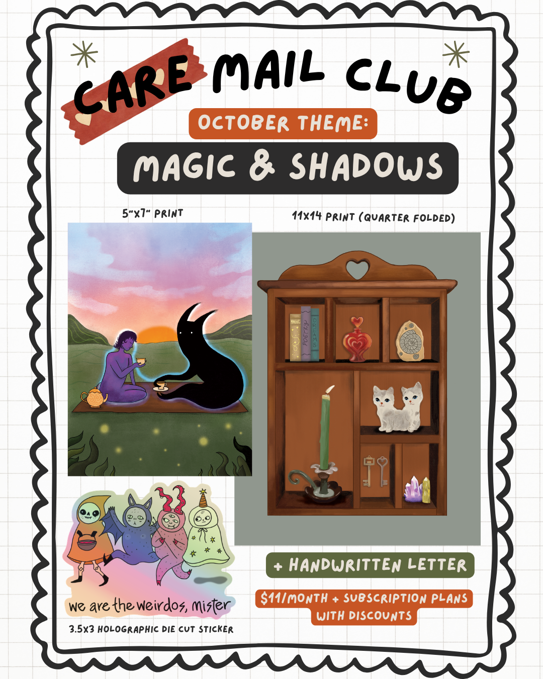 Care Mail - My Snail Mail Club (October)