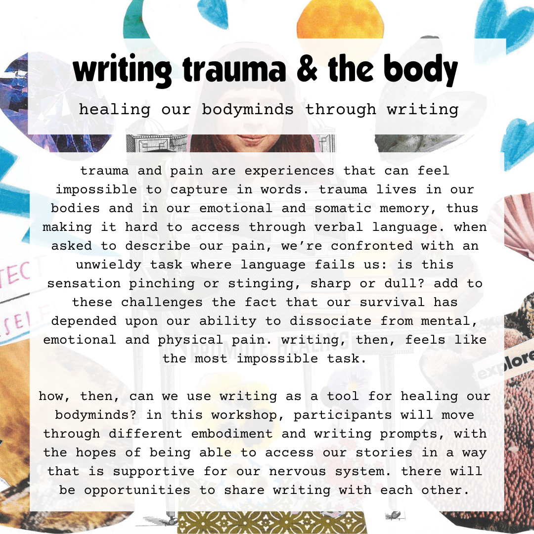 Trauma Informed Writing Examples Writing Trauma & the Body β Margeaux Feldman - softcore trauma