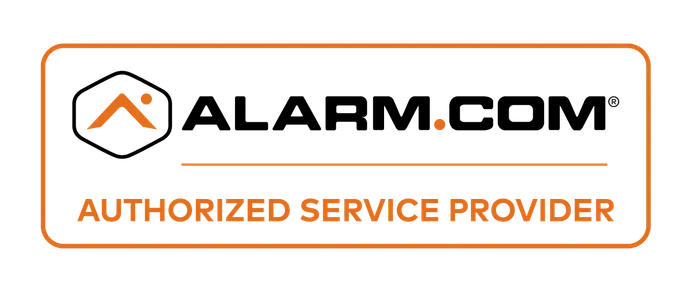 Logo of a service provider with an orange border, featuring a house icon, and the text "Authorized Service Provider" in orange.