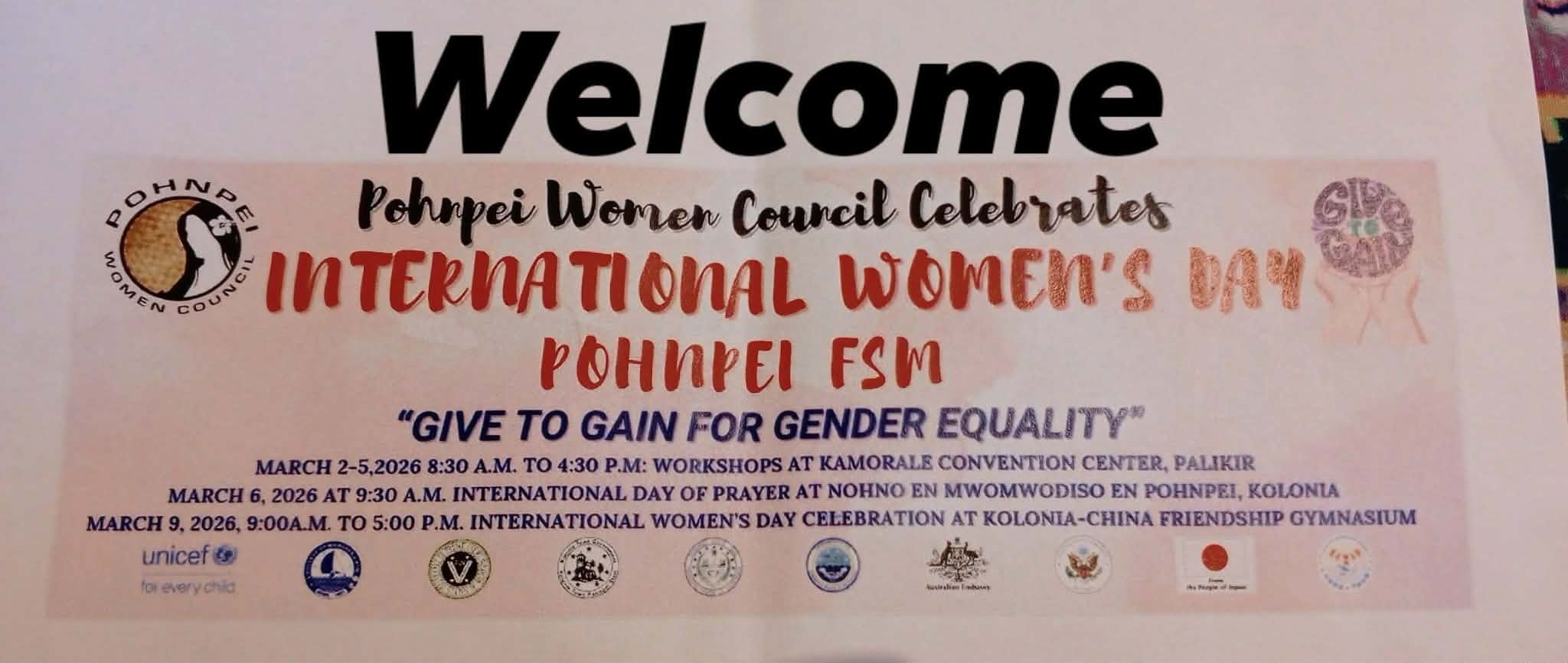 International Women's Day - FSM Pohnpei