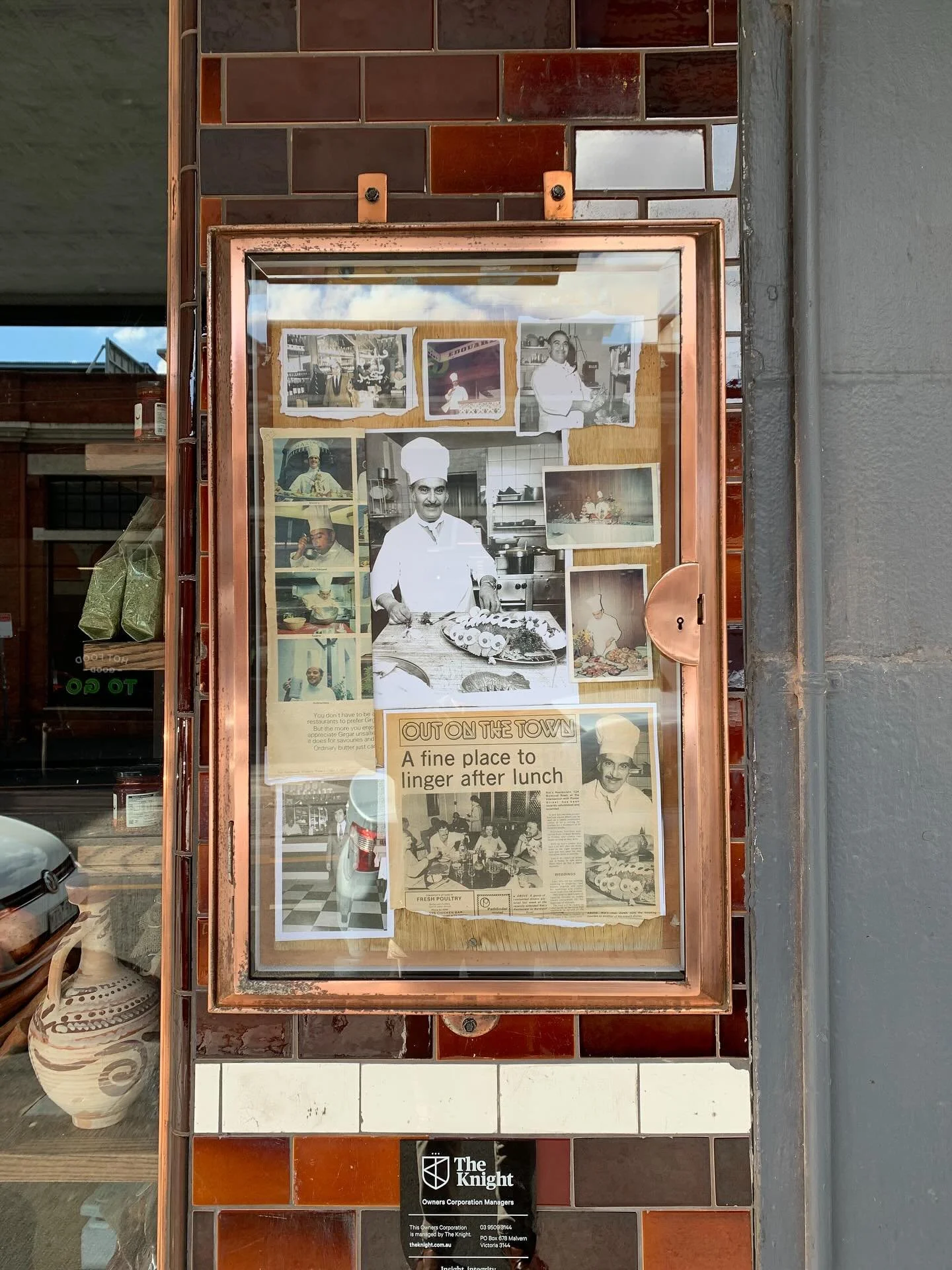 Zareh, the exciting, new, middle eastern restaurant by chef Tom Sarafian is just a week away from opening. The Copper Doctors are happy to have played a small part in restoring a &lsquo;patina&rsquo; appearance to the copper window trims and provide 
