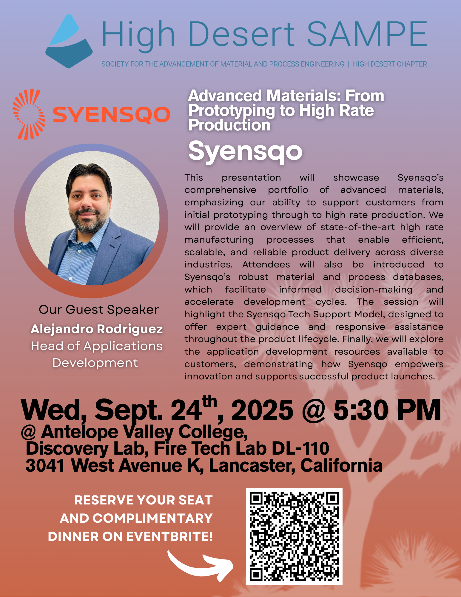High Desert SAMPE September Technical Presentation