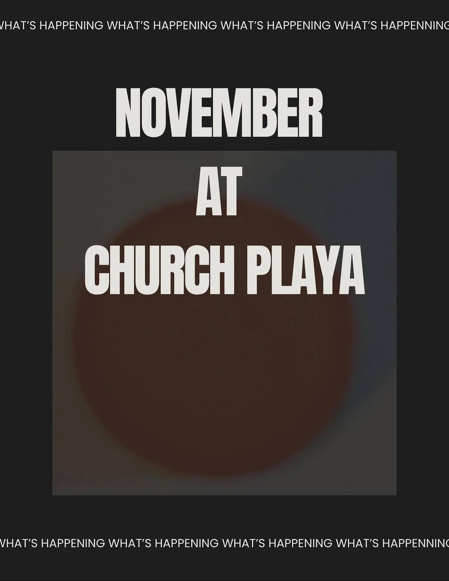 November Happenings! Head to the link in our bio to register and learn more about what&rsquo;s going on this month in our community!