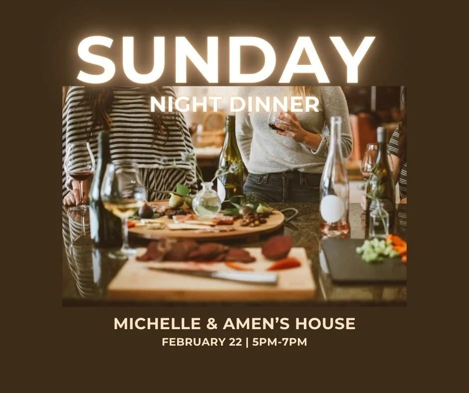 Join us tonight for our monthly Sunday night dinner! 

One of our core values at Community Church Playa is to LIVE CONNECTED. So, once a month on a Sunday, we engage in this core value by gathering for lunch or dinner to invest in each other over a s