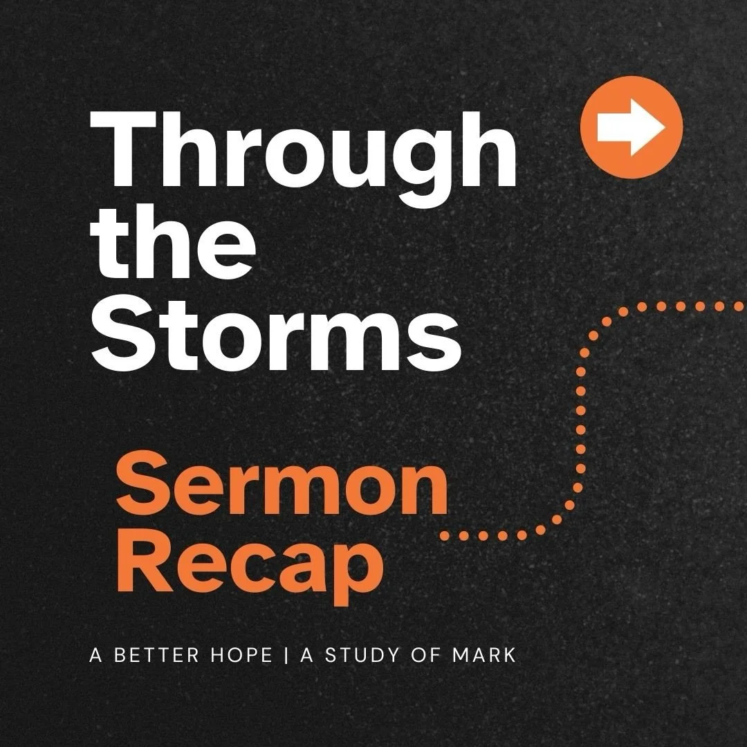 Last Sunday, we opened up Mark 5 and saw two storylines that confront fear. 

The two stories differ significantly in details but the core truth is seen undeniably in both. 

HOPE comes to confront FEAR. The question for us today, is will we allow fe