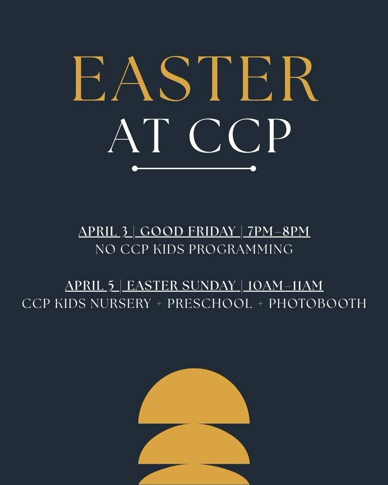 Easter weekend is almost here! 

Join us the weekend of April 3rd as we journey through this historic weekend, honoring Jesus from tomb to resurrection. 

Head to the link in our bio for more info on this sacred weekend of reflection and celebration!