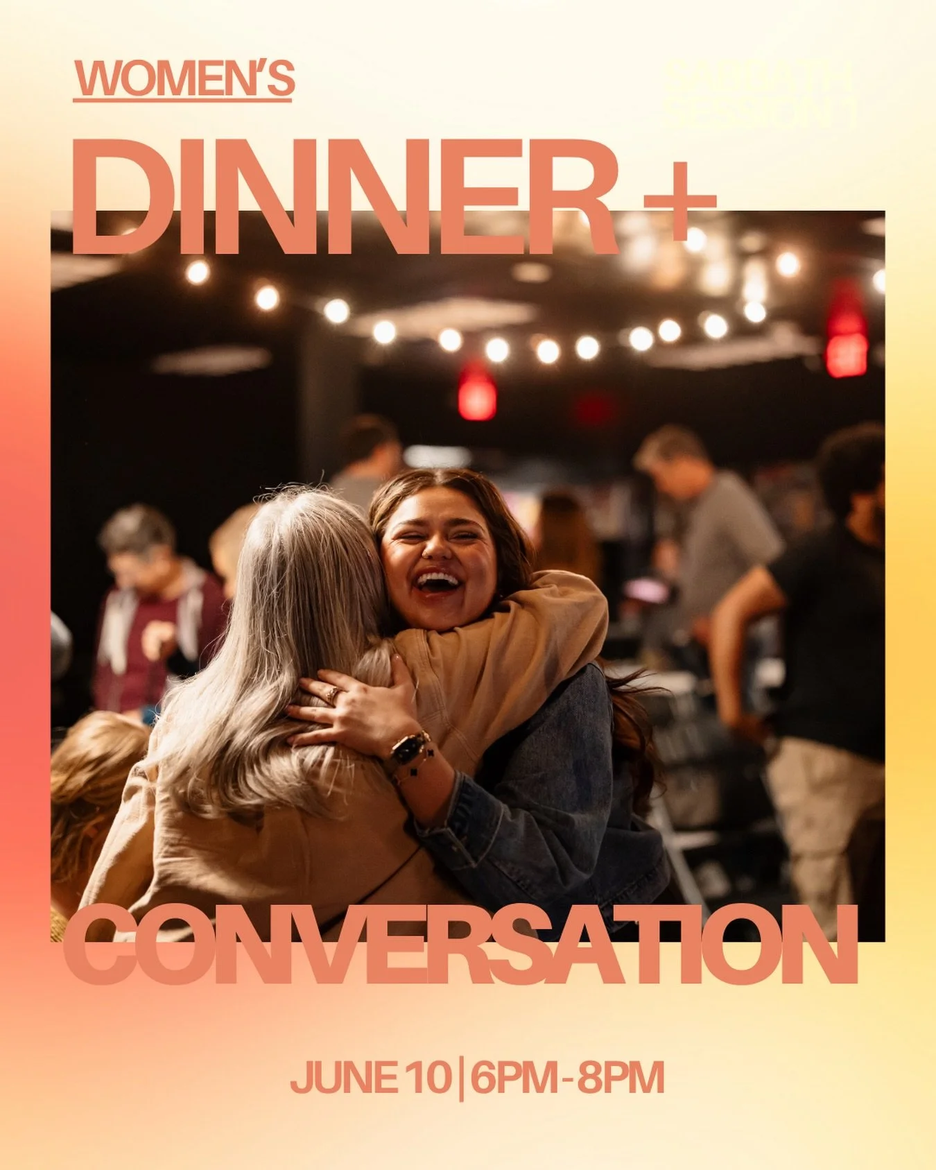 Ladies, join us this Wednesday for Dinner + Conversation!

In a season that can feel full and busy, we&rsquo;re creating space to slow down, share a meal, build friendships, and have meaningful conversations together.

We&rsquo;d love to have you at 