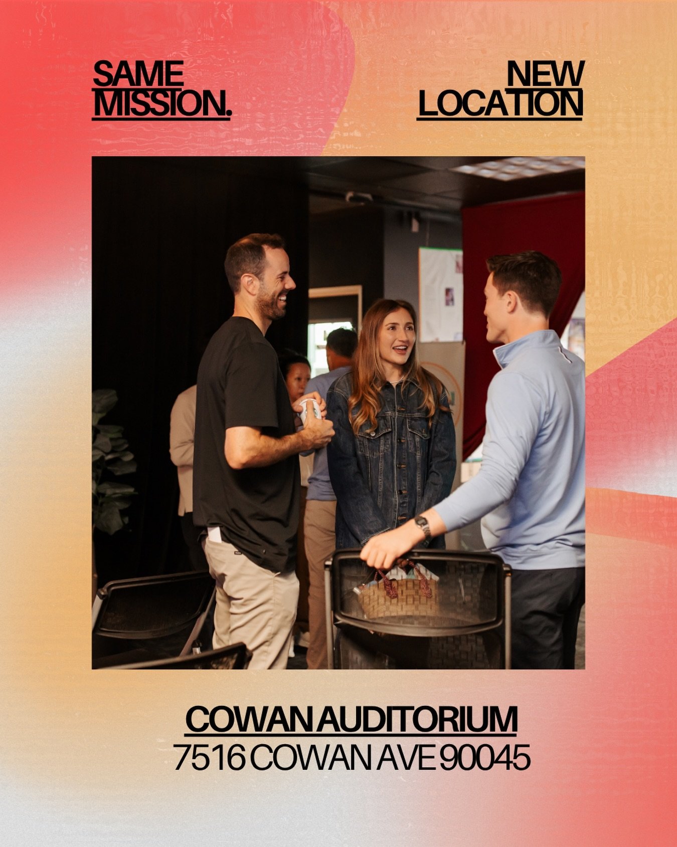 🎉 TODAY&rsquo;S THE DAY! 🎉

Same Mission. New Location.

We&rsquo;re excited to gather for the very first time in our new church home at Cowan Auditorium this morning!

Join us as we continue pursuing the vision God has given our church&mdash;to Kn