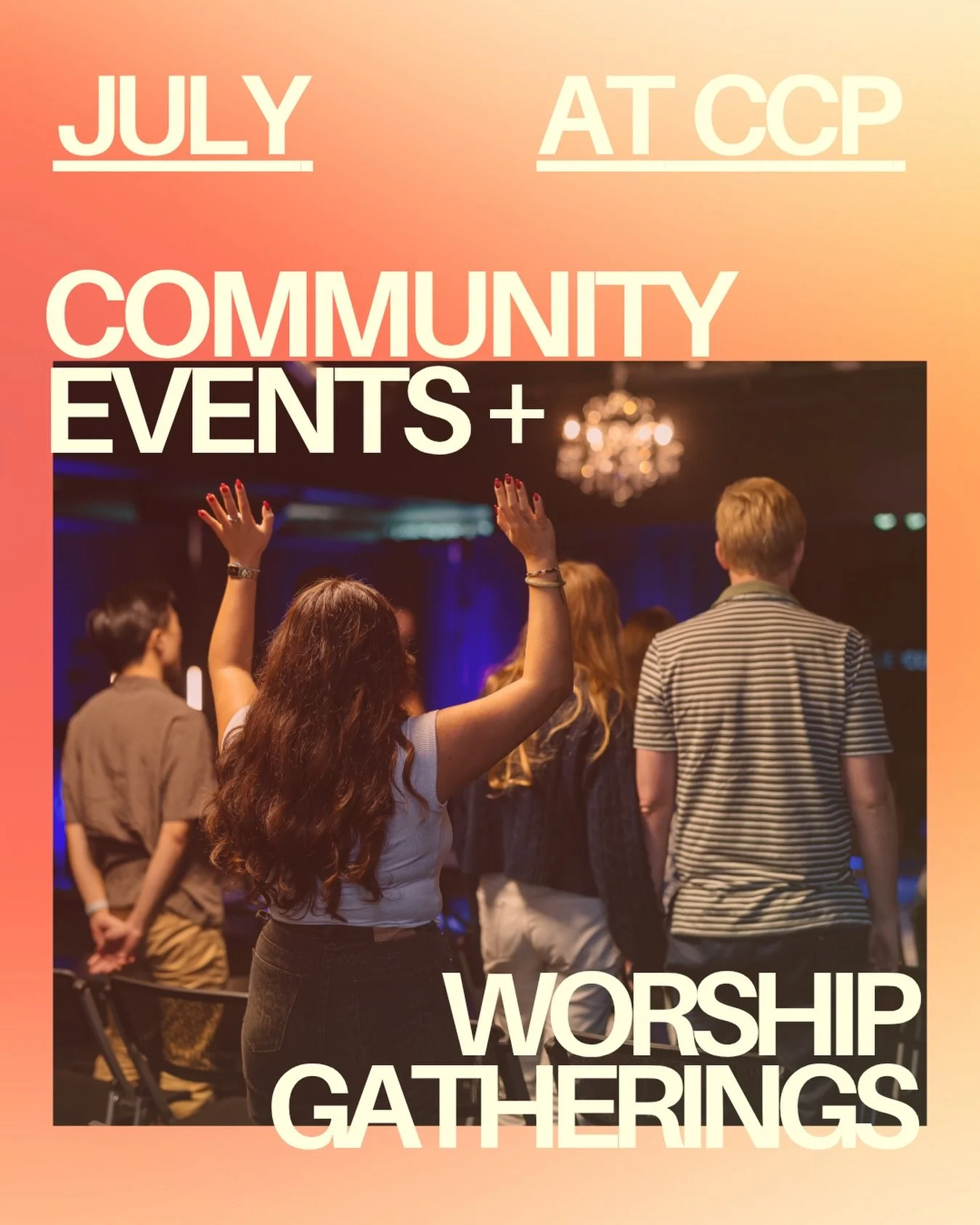 Join us TOMORROW as we gather to worship, open God&rsquo;s Word, and continue growing together as a church family in our new home at COWAN AUDITORIUM! 

As we head into July, we wanted to share a few dates to save.

While we won&rsquo;t gather on Sun
