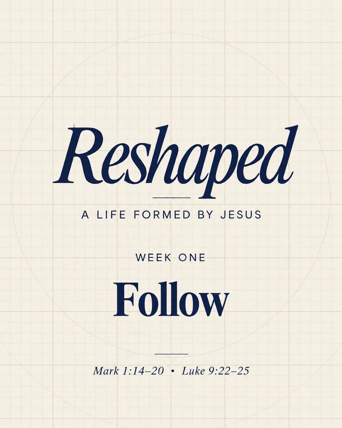 This Sunday, we began our new series, ReShaped: A Life Formed by Jesus.

There are so many things competing to shape the direction of our lives. But Jesus doesn&rsquo;t simply invite us into a better set of rules, moral teachings, or religious ritual