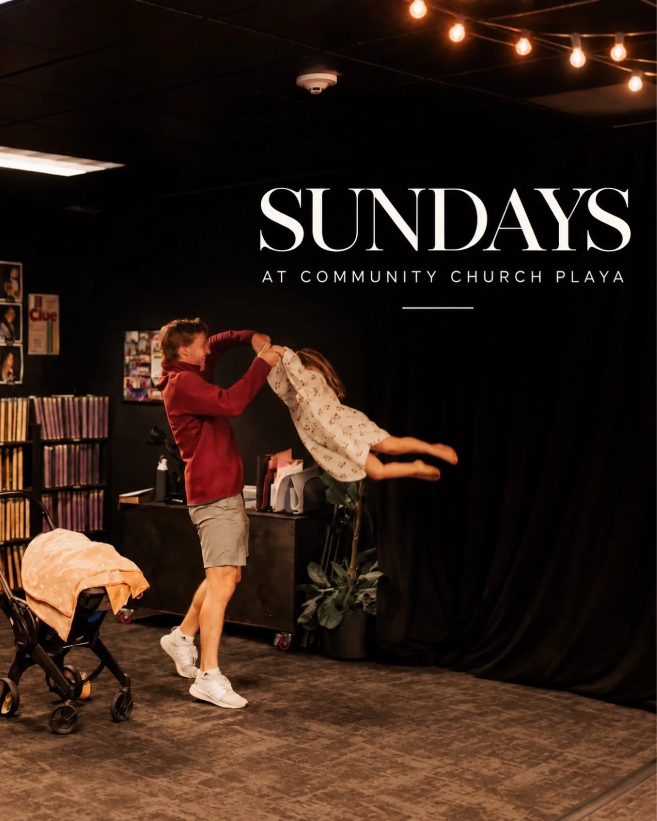 Swinging into Sunday like&hellip; 😂🙌

There&rsquo;s something really special about Sundays at CCP. 🤍 We love this community&mdash;and we especially love all the families, kids, friendships, laughter, and wonderful little moments that make our chur