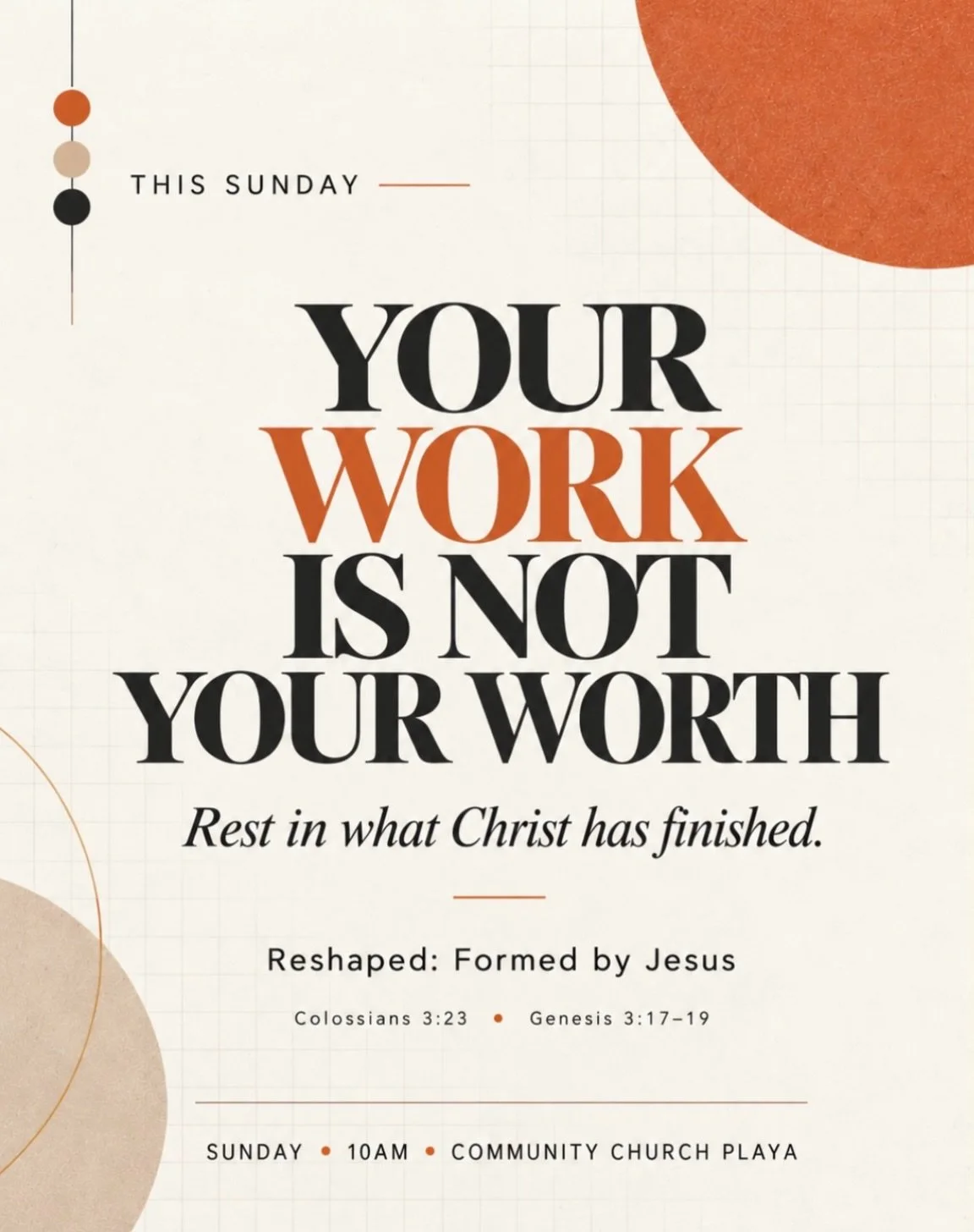 So much of the stress we carry is connected to our work&mdash;the pressure to succeed, meet expectations, and feel like we&rsquo;re doing enough. Somewhere along the way, it&rsquo;s easy to begin measuring our worth by what we accomplish

But what if
