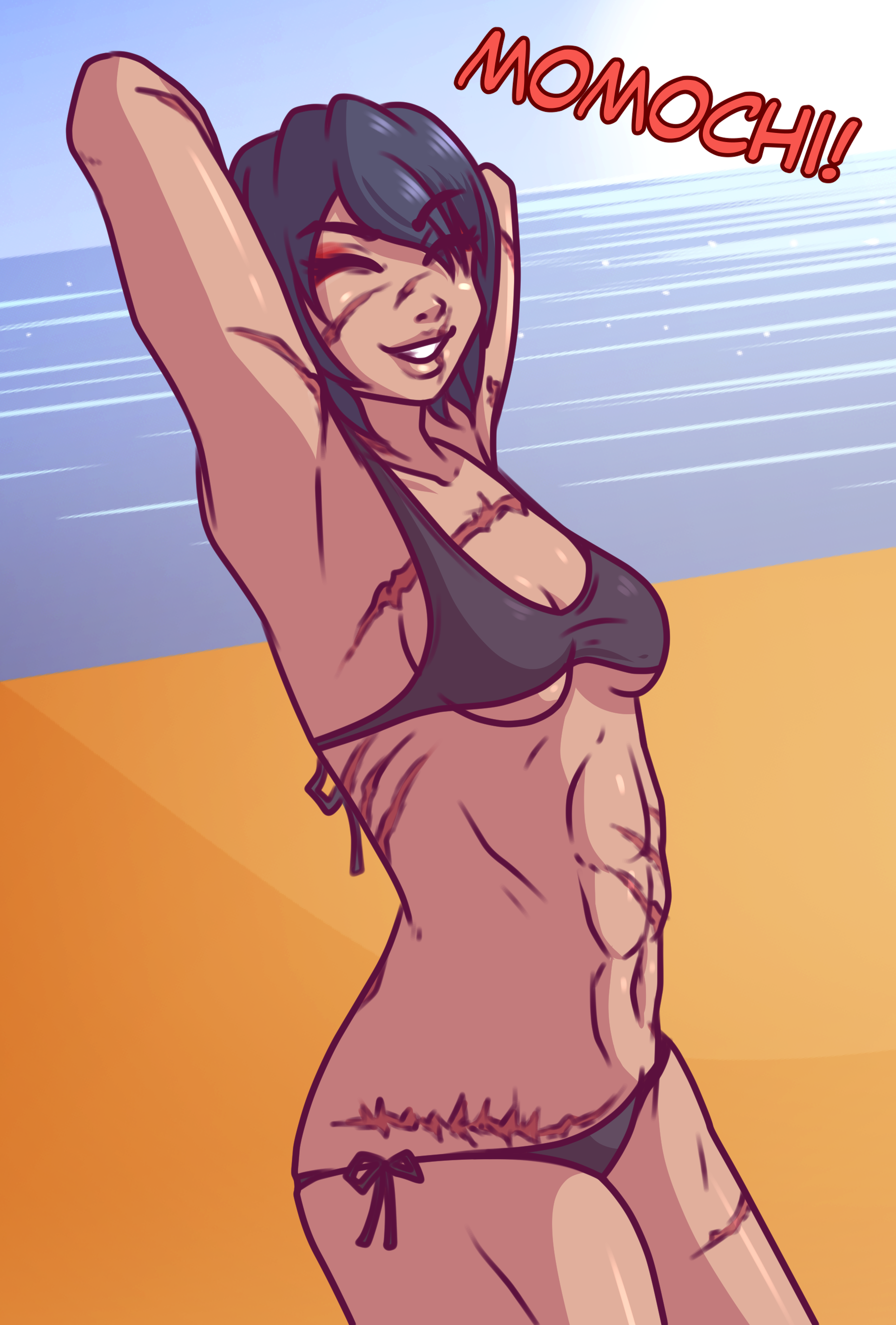 Beach Momo 2, by Venicia Jenivelle