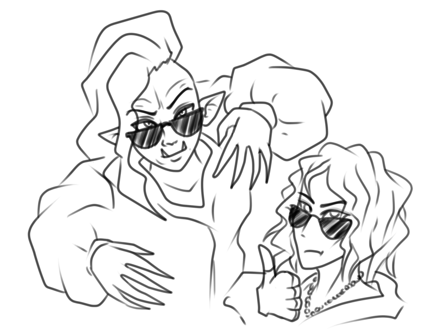 Kafi and Lorie 90's MCs, by Venicia Jenivelle