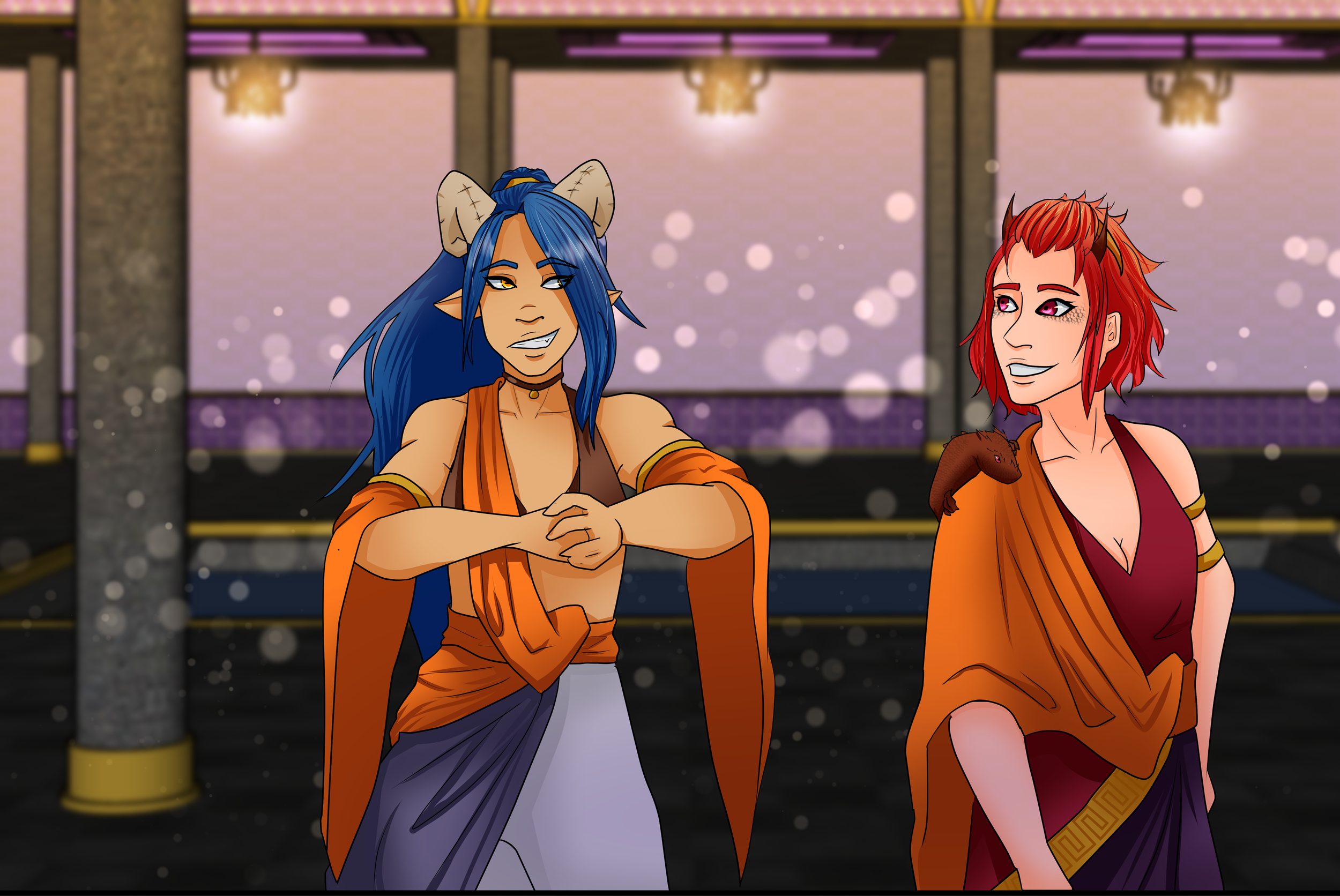 Djad and Gemma, by Saintly Germain