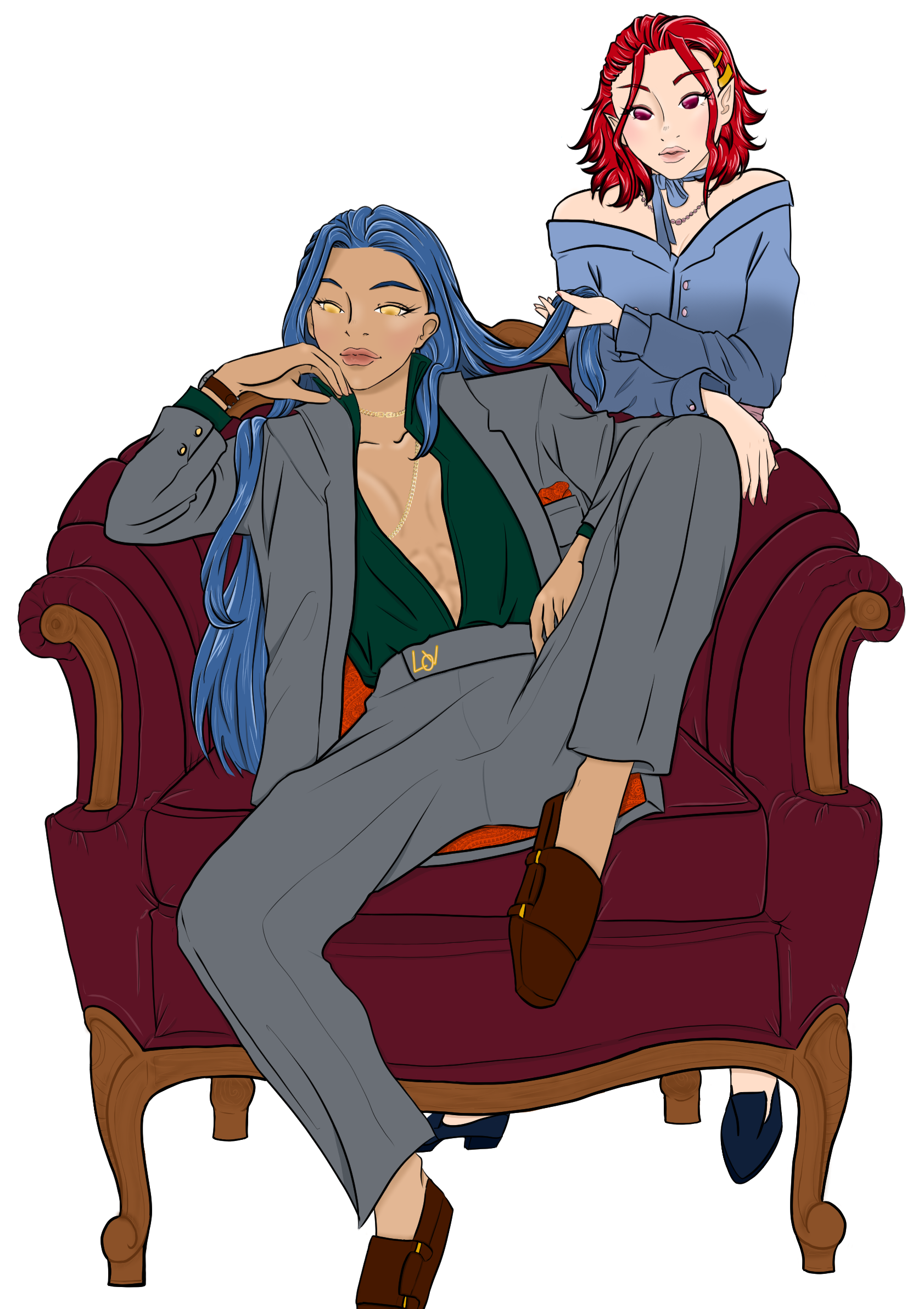 Djad and Gemma, by Panzer