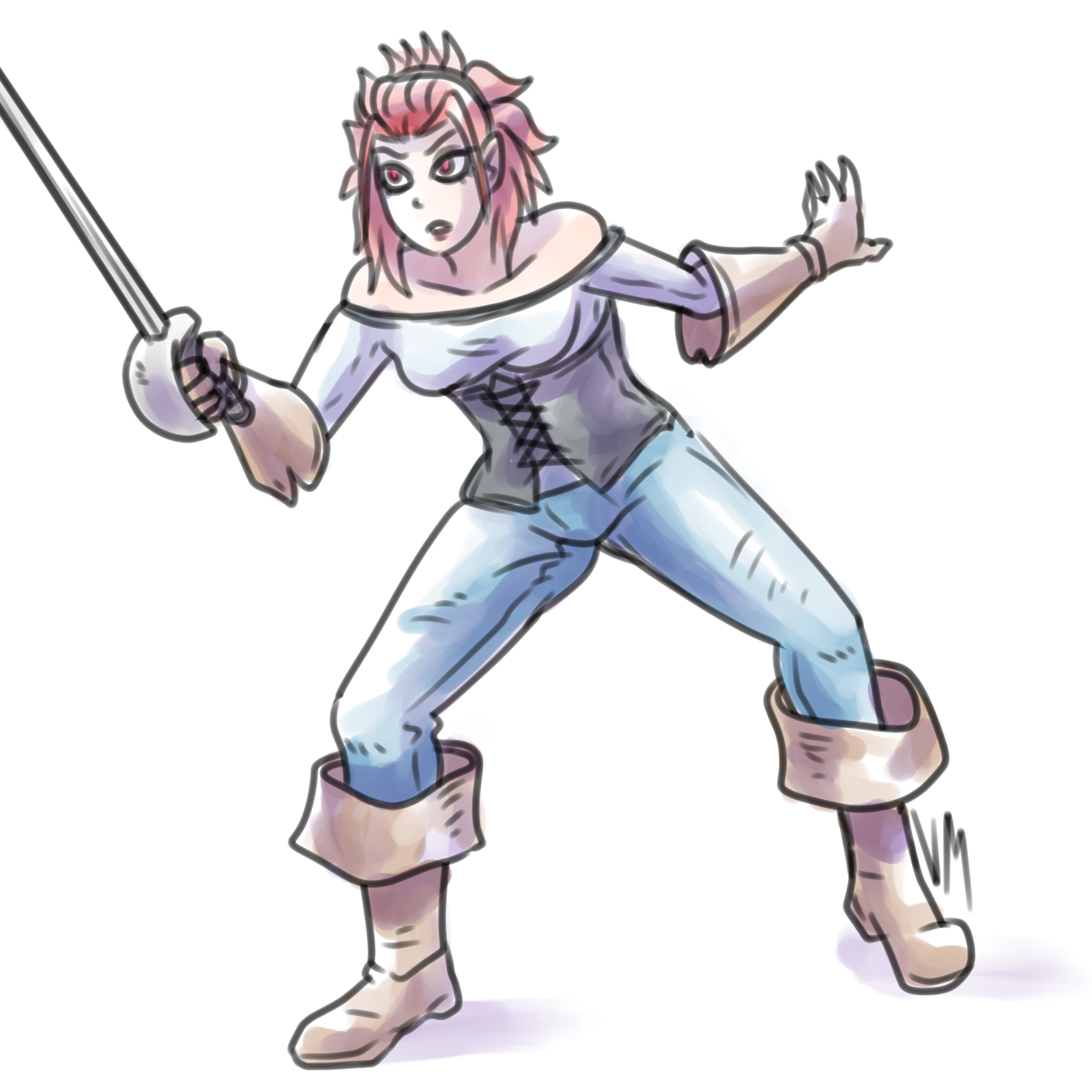 Swashbuckling Gemma, by Venicia Jenivelle