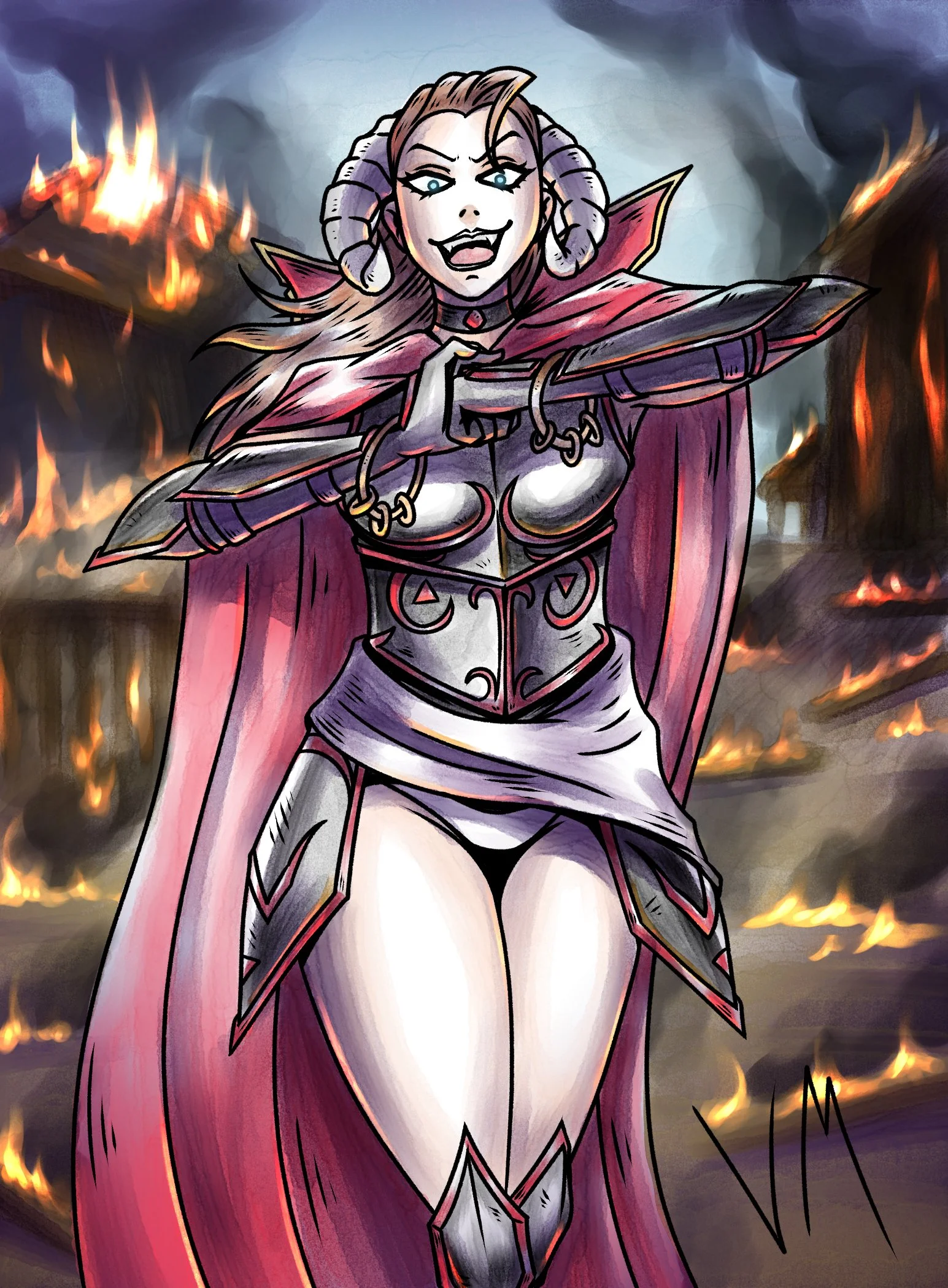 Demon Queen Jae, by Venicia Jenivelle