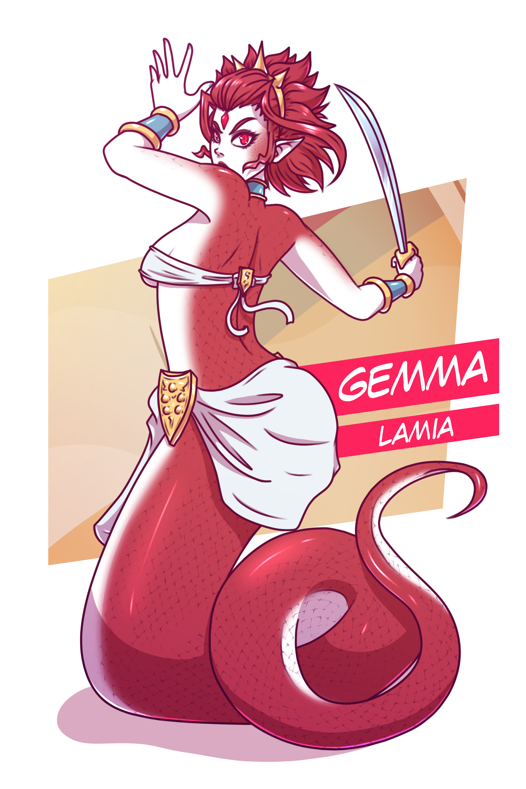 Lamia Gemma, by Venicia Jenivelle