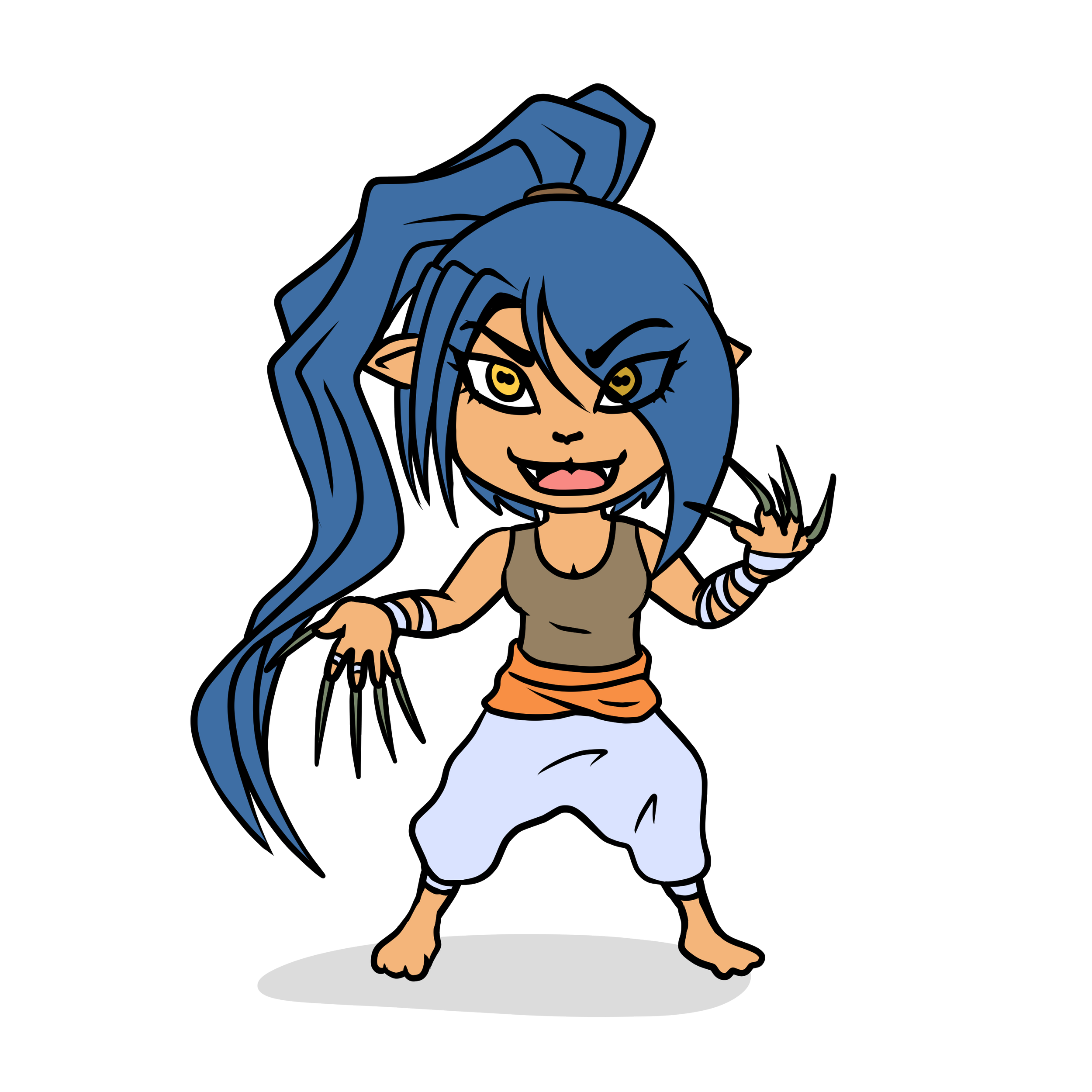 Claw Djad Chibi, by Venicia Jenivelle
