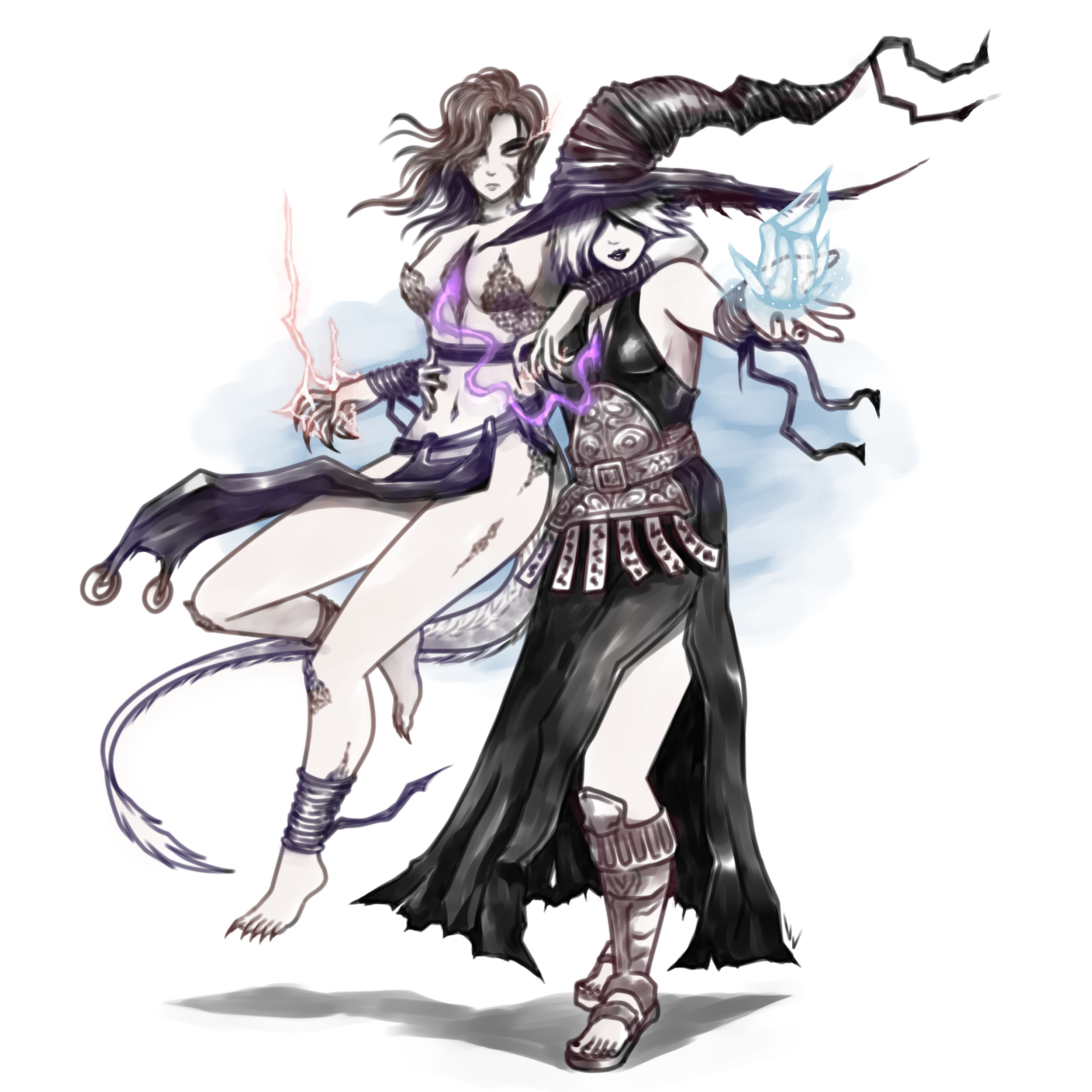 Jae and Veni FromSoft Boss Fight, by Venicia Jenivelle