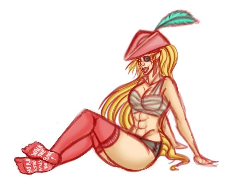 Stormblade's Gamer Socks, by Lady Armageddon