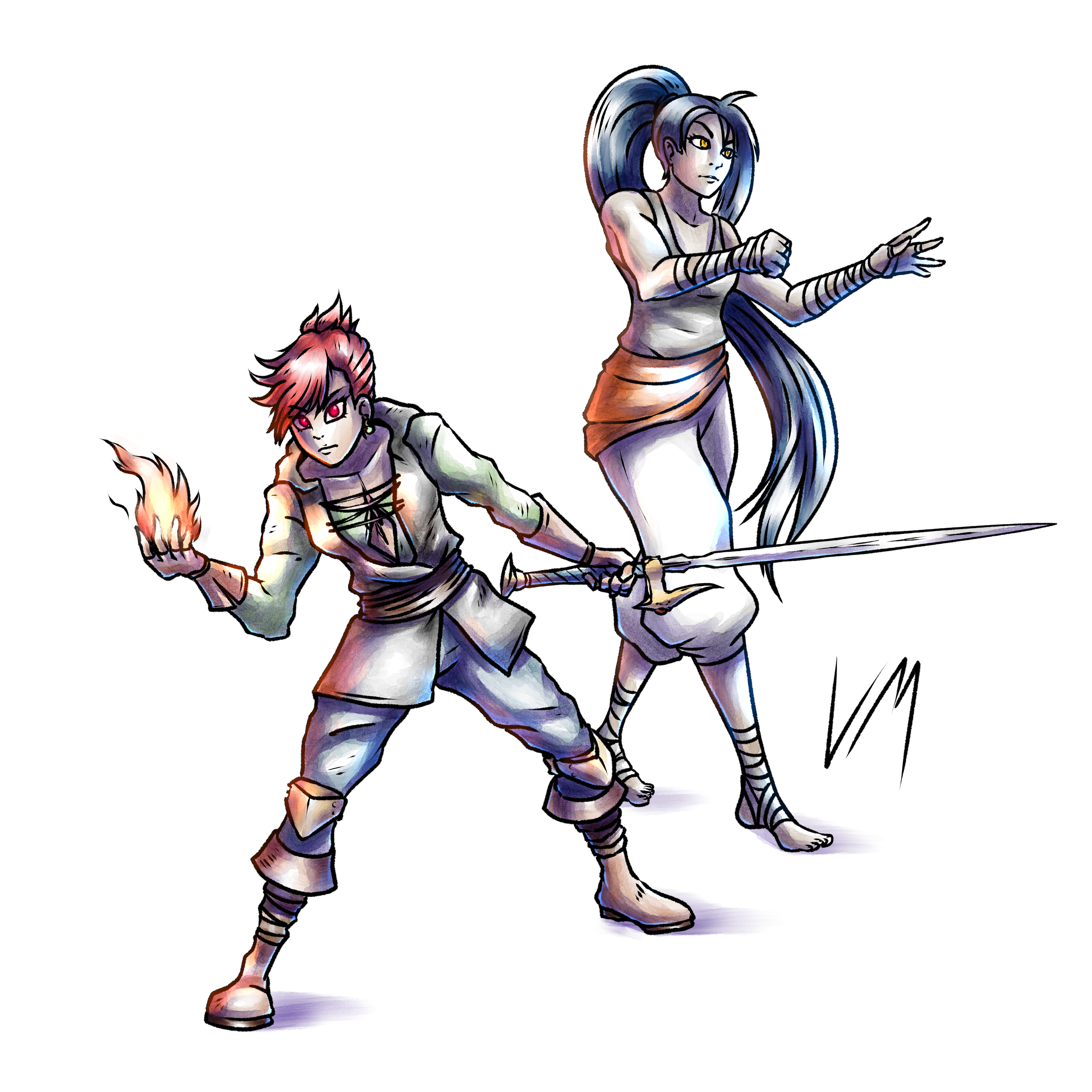 Gemma and Djad, by Venicia Jenivelle