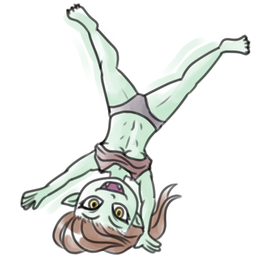 Kafi Cartwheel, by Venicia Jenivelle