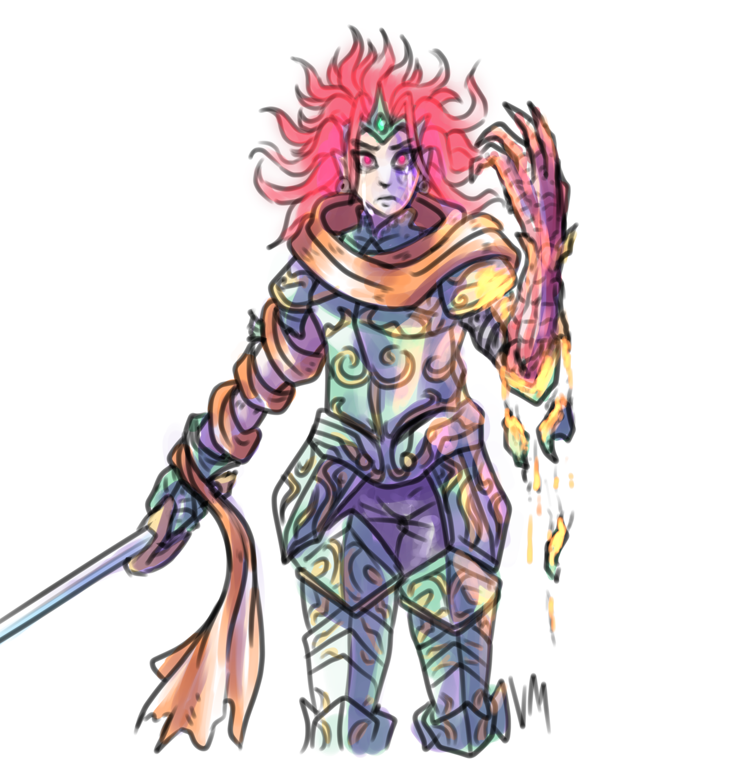 Dark Souls Boss Gemma, by Venicia Jenivelle