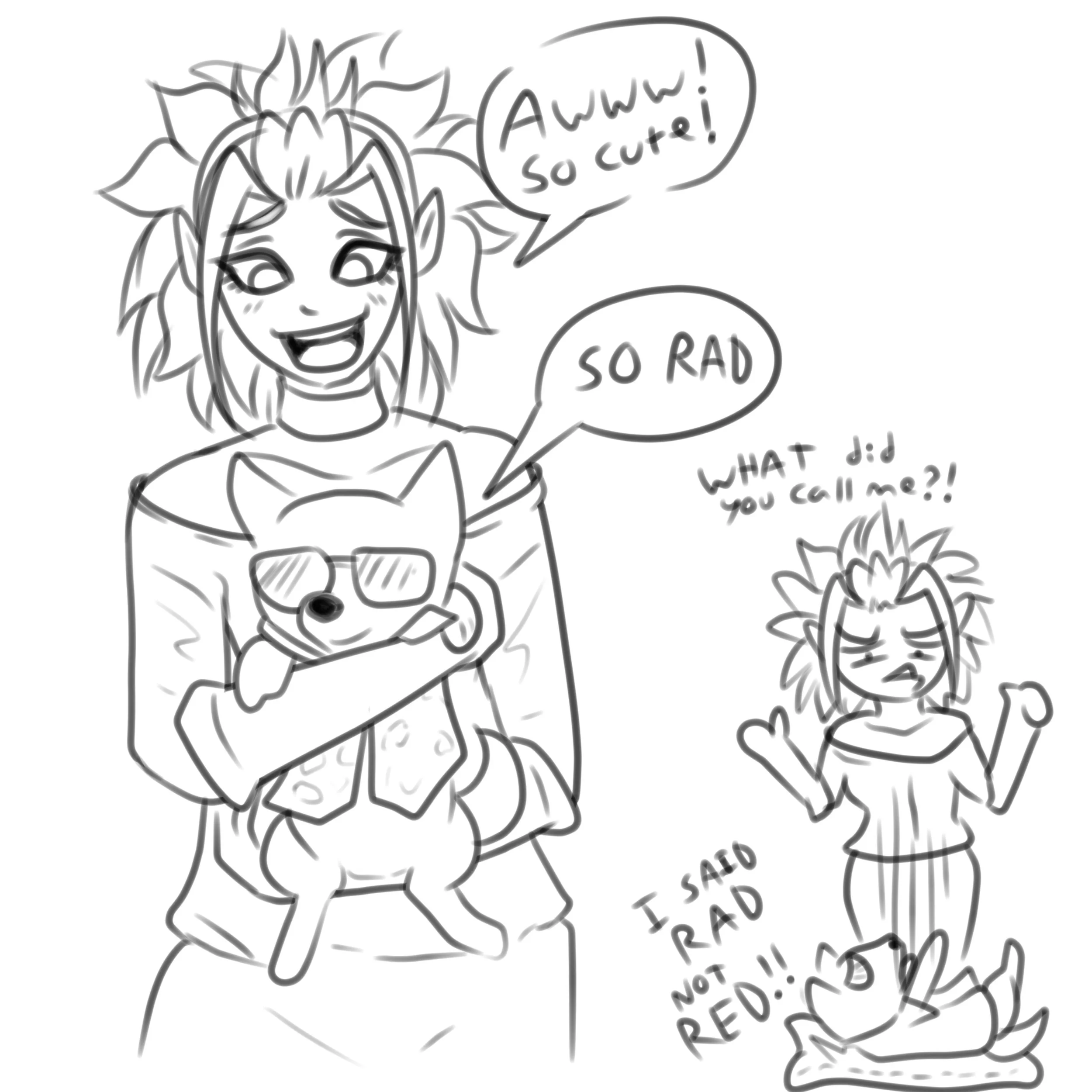 Gemma and Rad Shiba, by Venicia Jenivelle