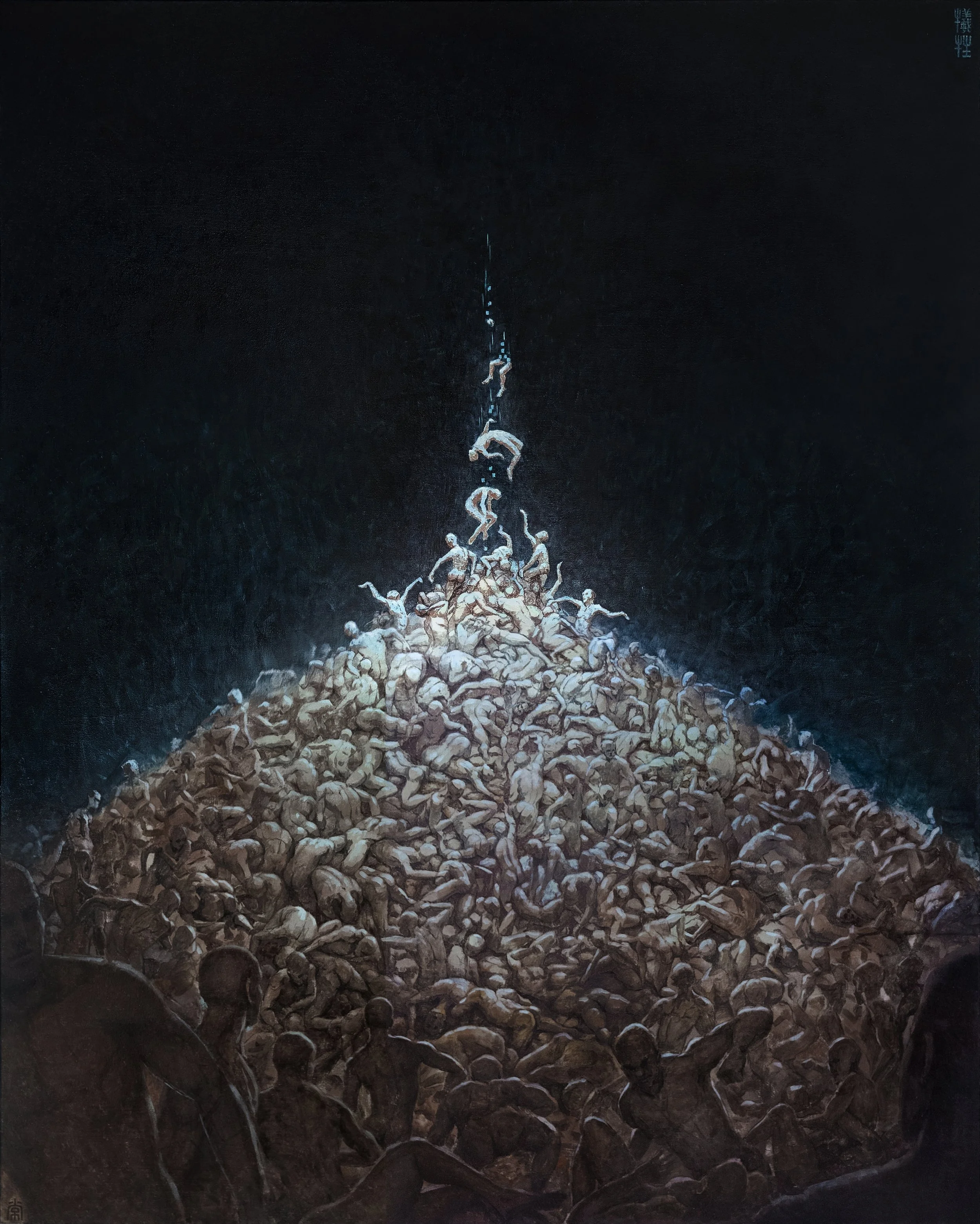 Sacrifice, 60" x 48", Oil on canvas, 2025