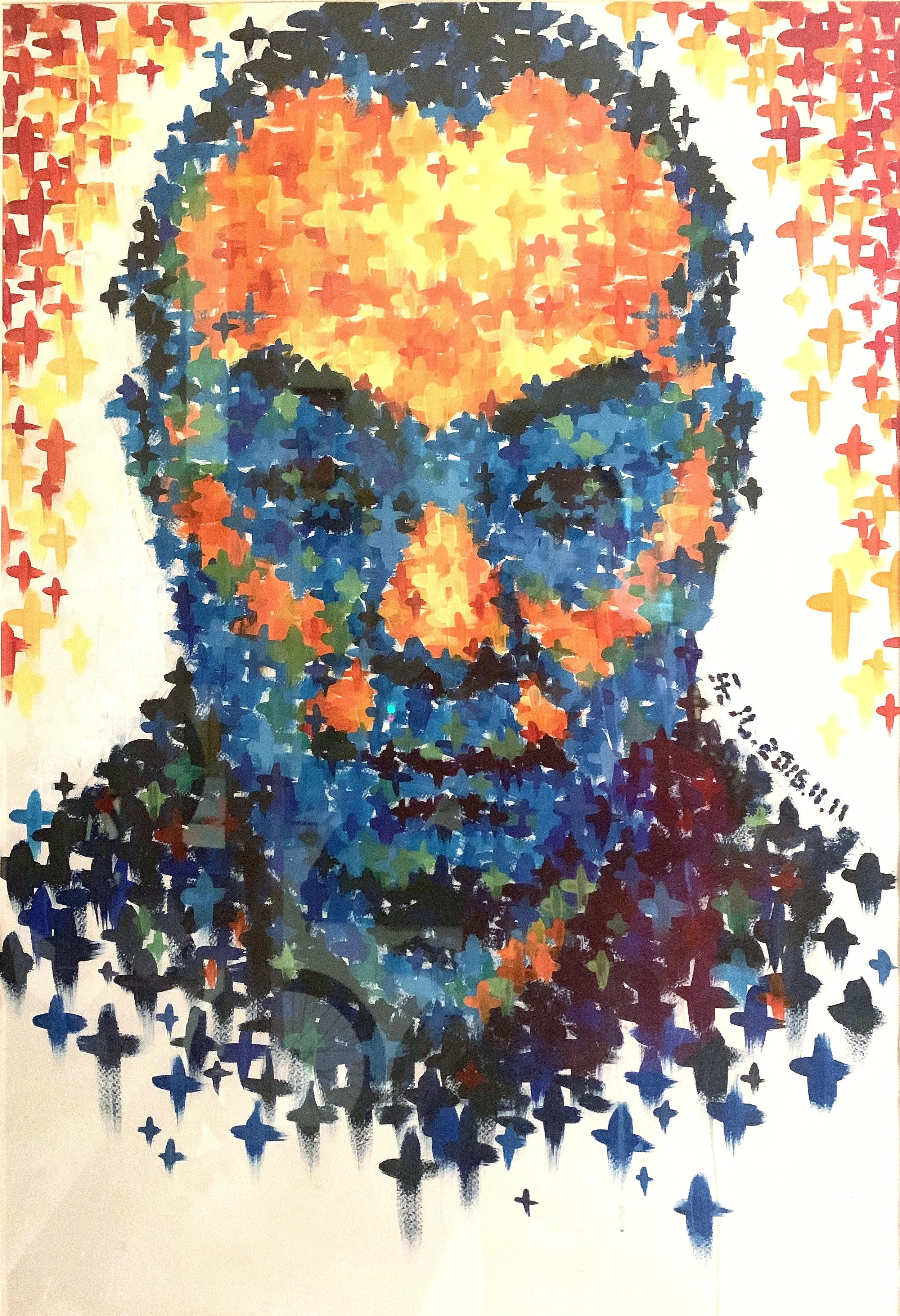 Xin, 24"x36", Acrylic on paper, 2016