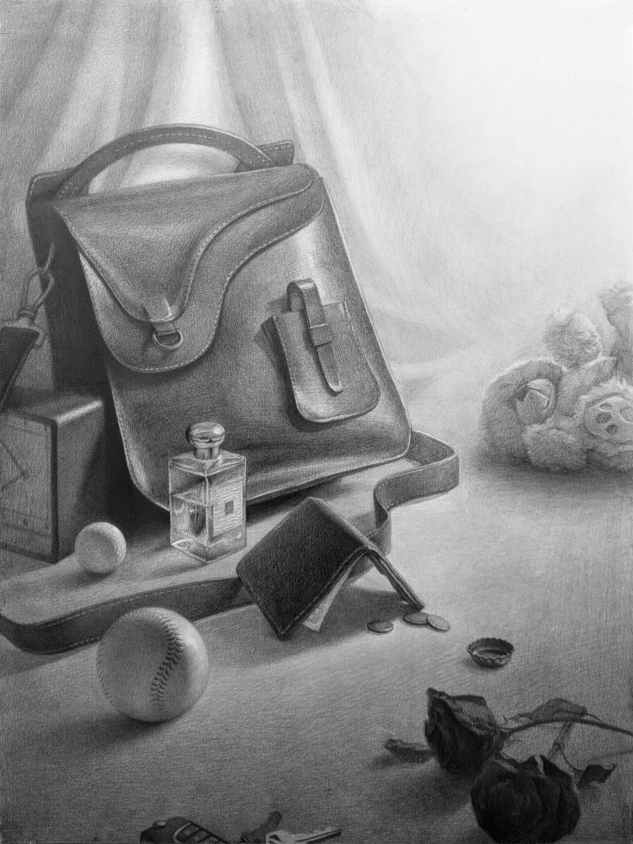 Probably an Adult's Life, 24" x 18", Graphite pencil on paper, 2026