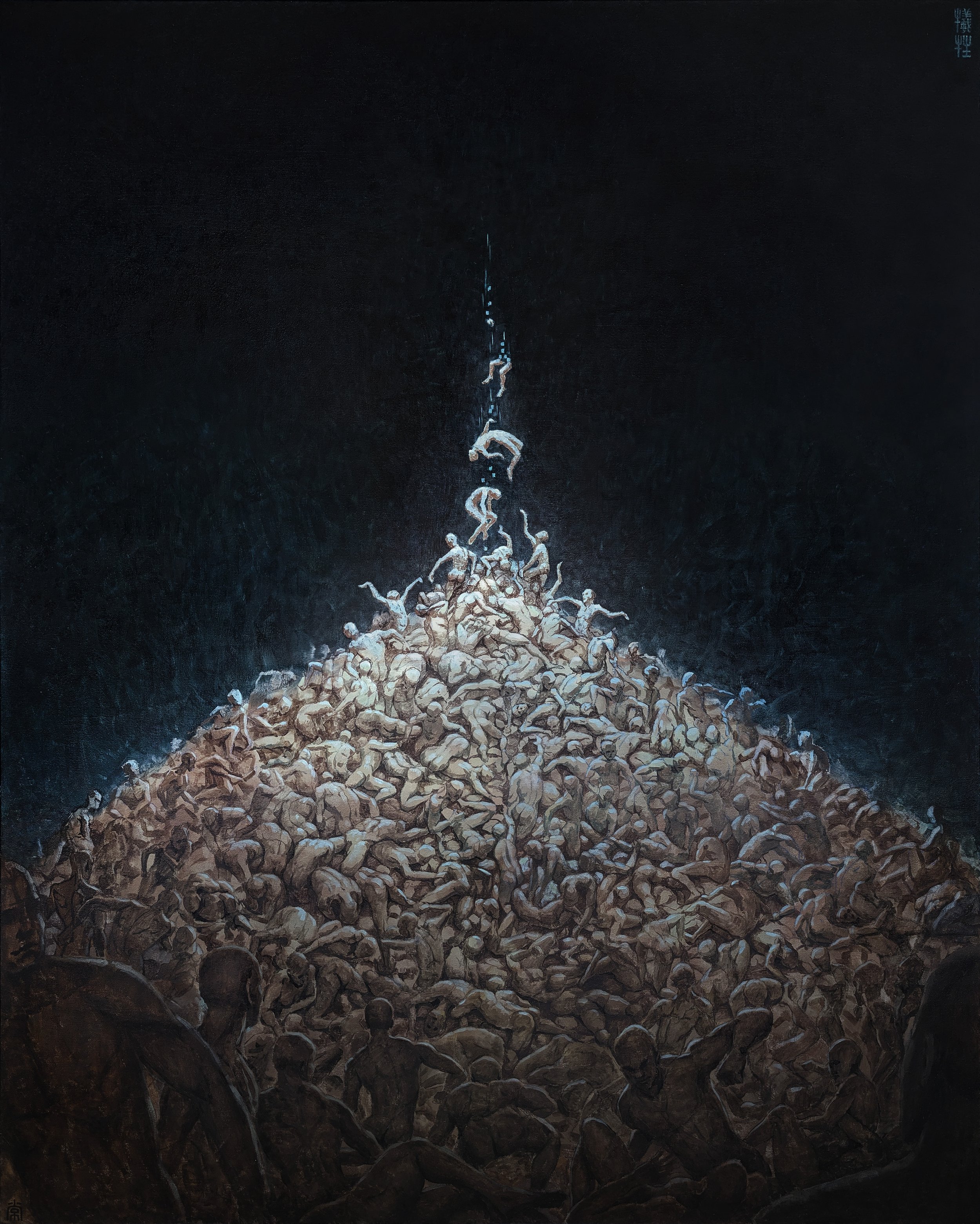 Sacrifice, 60" x 48", Oil on canvas, 2025