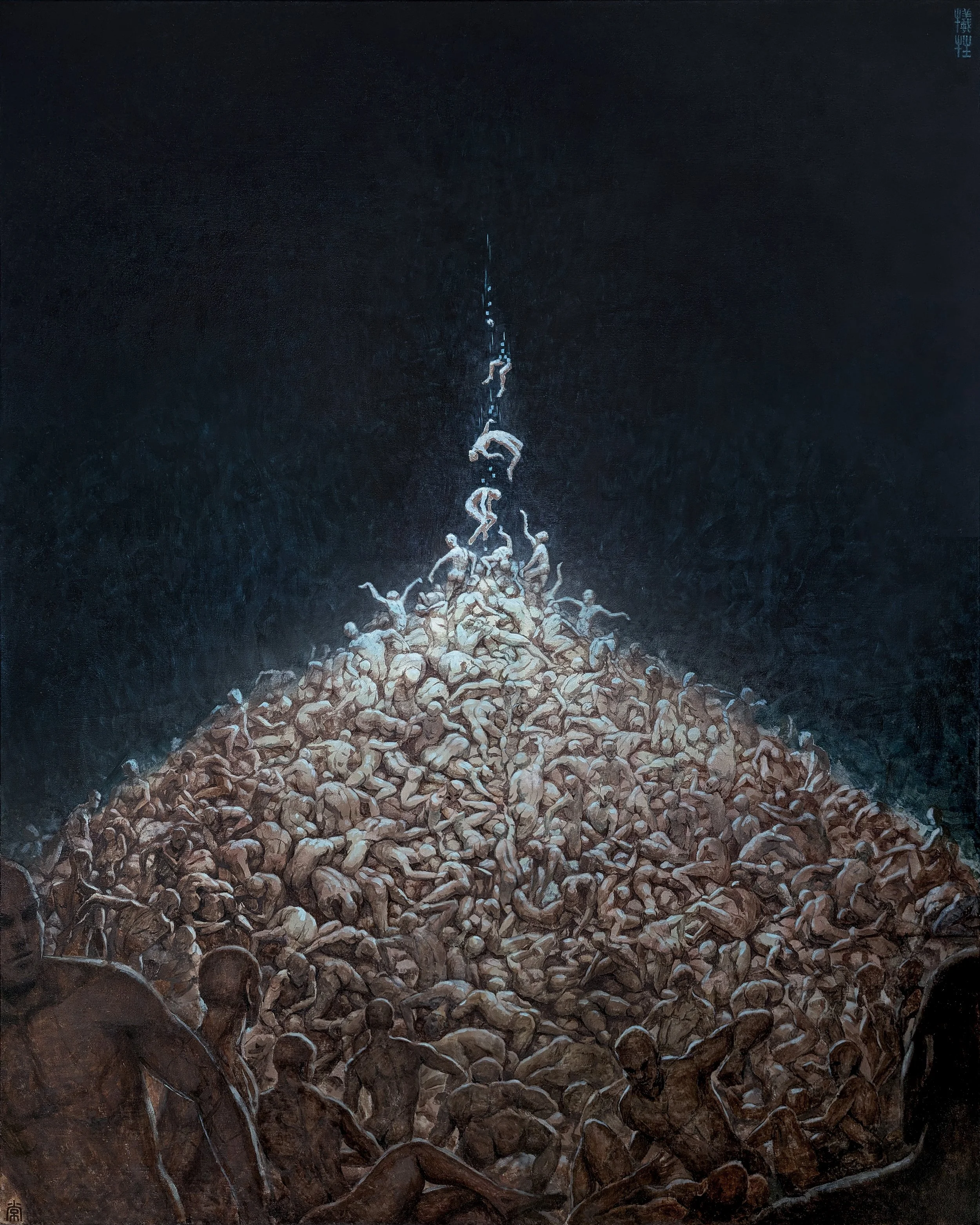 Sacrifice, 60" x 48", Oil on canvas, 2025