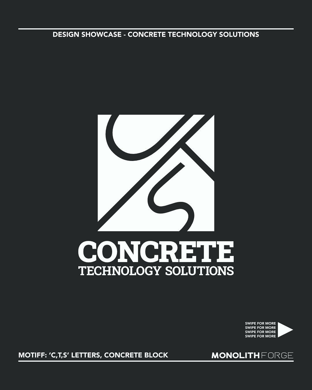 Kad se testira beton, testira se i dizajn.
Dvi varijante &lsquo;miljenice&rsquo; logotipa za CTS &mdash; klijent ima svoju, ja imam svoju.

Koja verzija je va&scaron;a miljenica?

#monolithforge #grafickidizajn #logodizajn #industriallogo