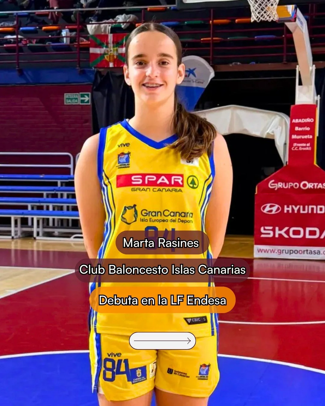 🏀 Un paso m&aacute;s en el camino de Marta Rasines 

Nos hace much&iacute;sima ilusi&oacute;n ver el debut en LF Endesa de Marta Rasines con el Club Baloncesto Islas Canarias 💙

En 2024 fue elegida como Jugadora Proyecci&oacute;n del Campus Balonce
