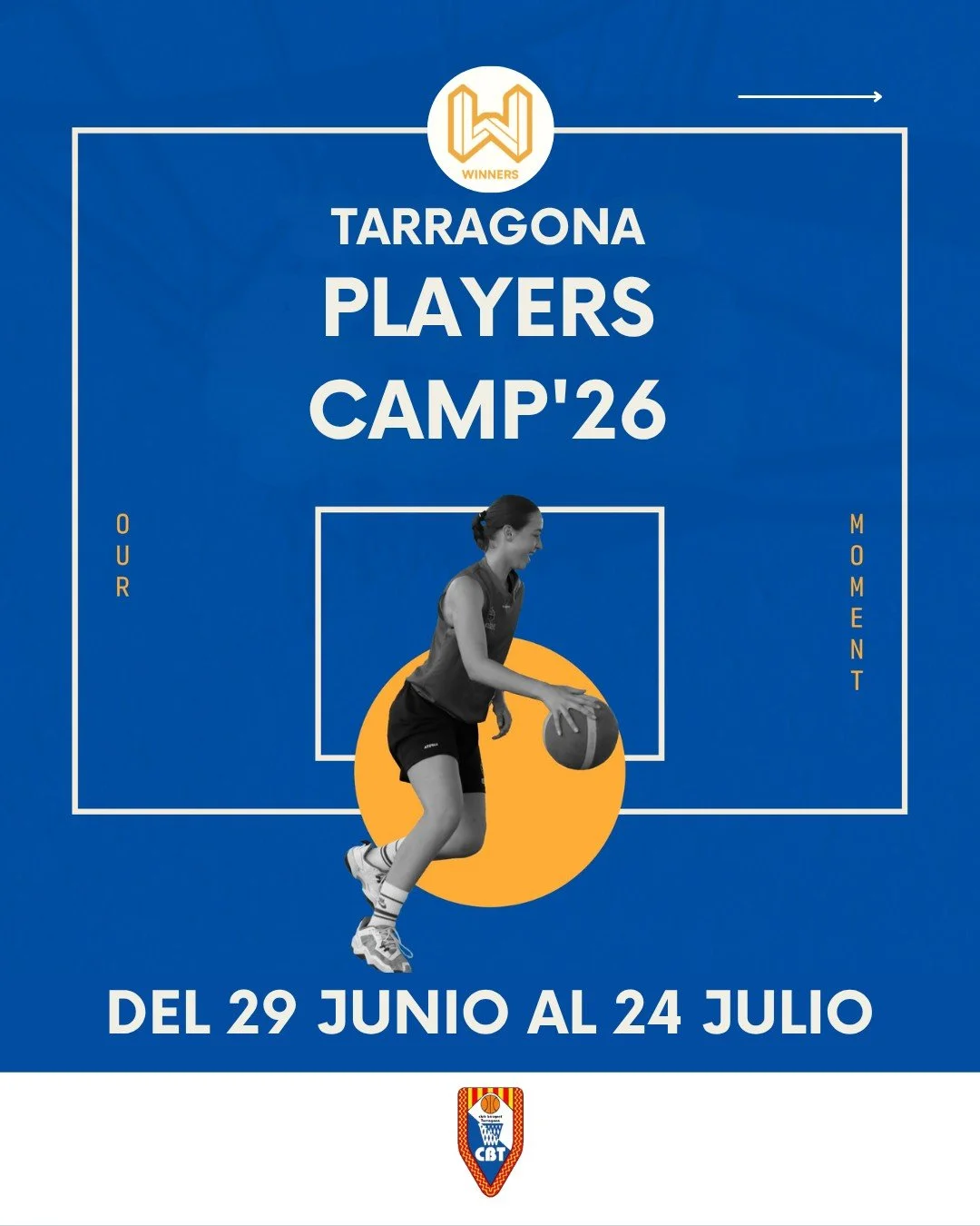Este verano vuelve una nueva edici&oacute;n del Winners Tarragona Players Camp 2026 🏀

Un campus off-season de tecnificaci&oacute;n pensado para seguir creciendo, mejorando y trabajando durante el verano con jugadoras y jugadores de distintas catego