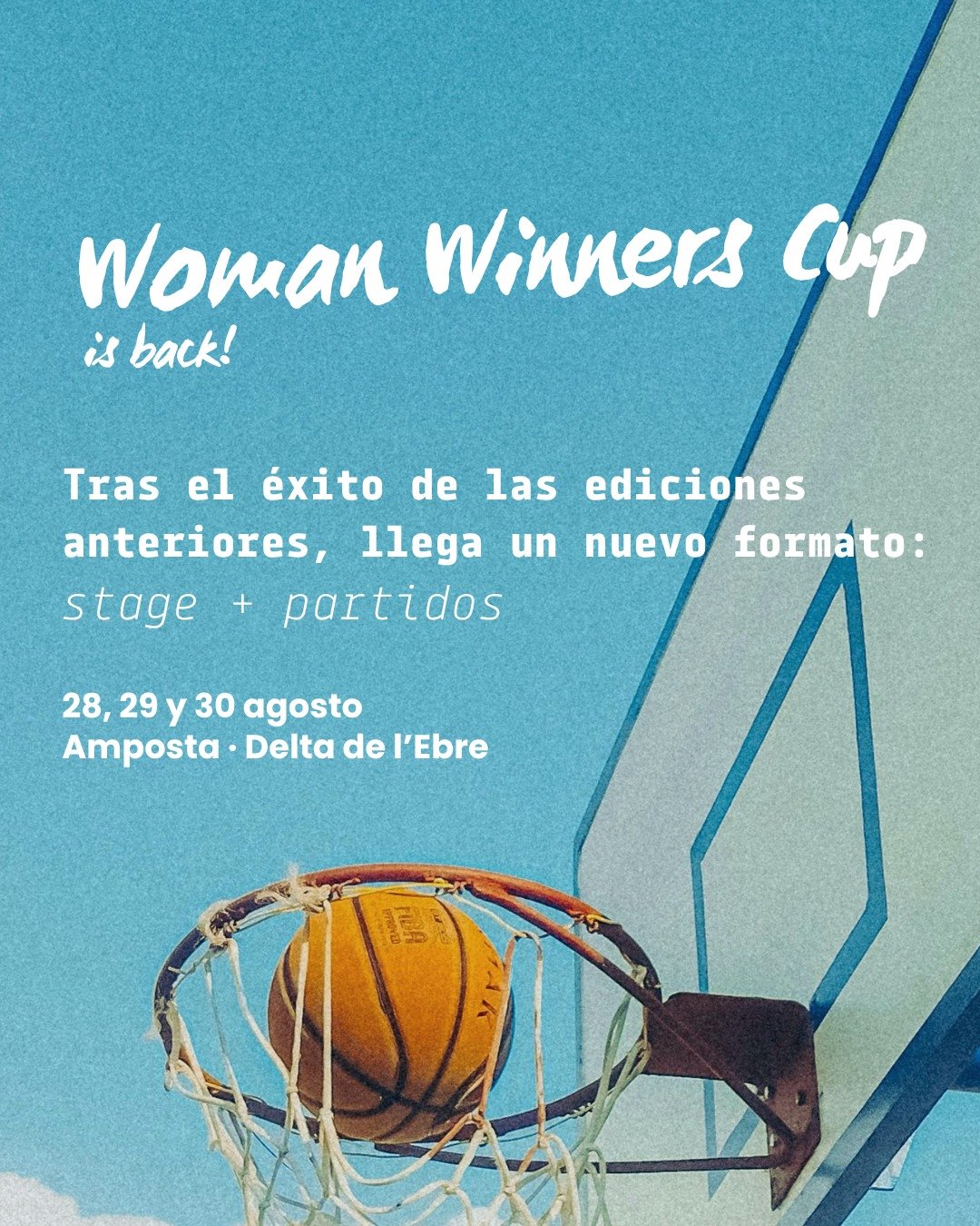 Este verano, la pista vuelve a llenarse de energ&iacute;a, equipo y ambici&oacute;n. 🏀

La Woman Winners Cup 2026 llega con una propuesta pensada para vivir tres d&iacute;as de baloncesto, convivencia y preparaci&oacute;n real de temporada.

Un form