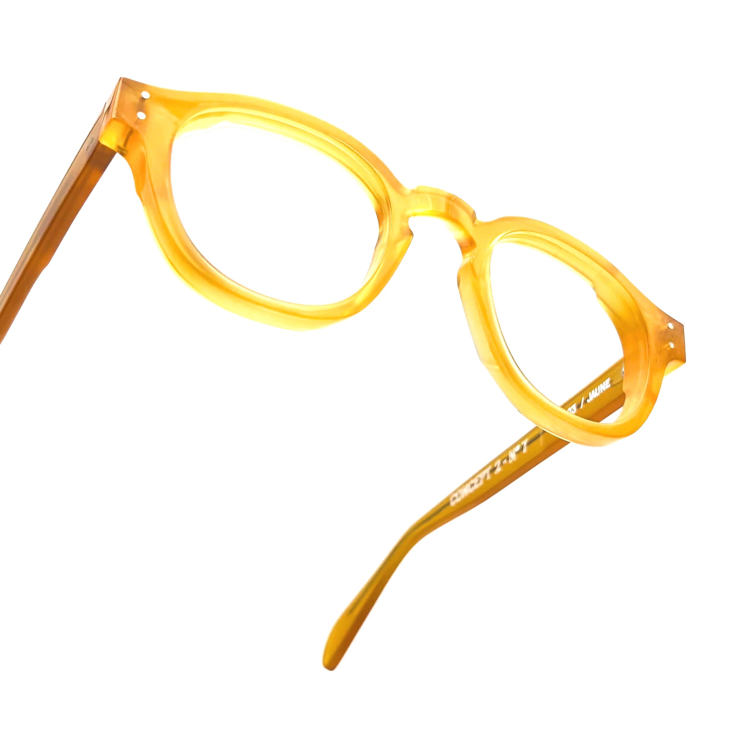 CONCEPT 2 - N°7 lunettes française mixte épaisses rondes intemporelle