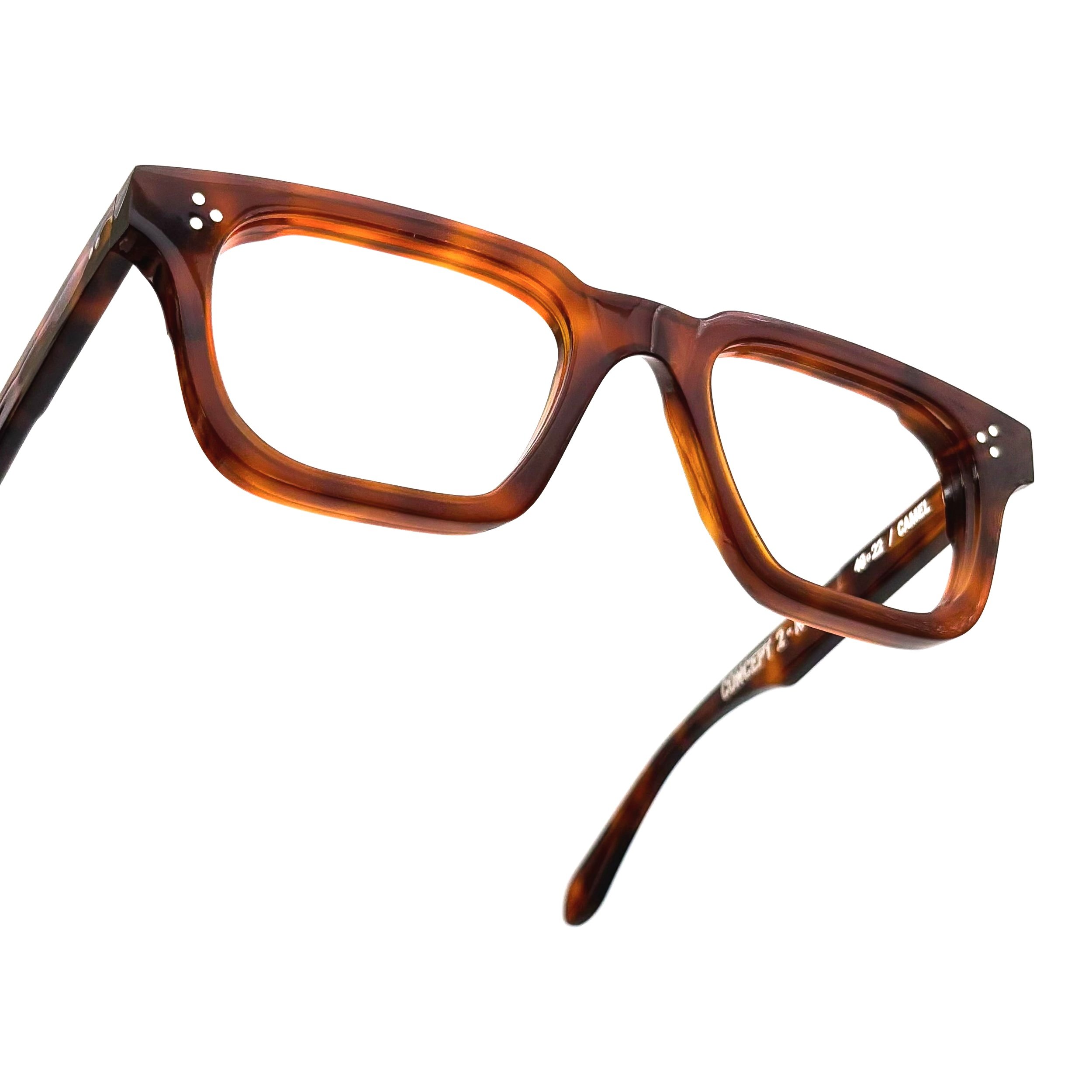 CONCEPT 2 - N°4 lunettes française hommes épaisses rectangles intemporelle