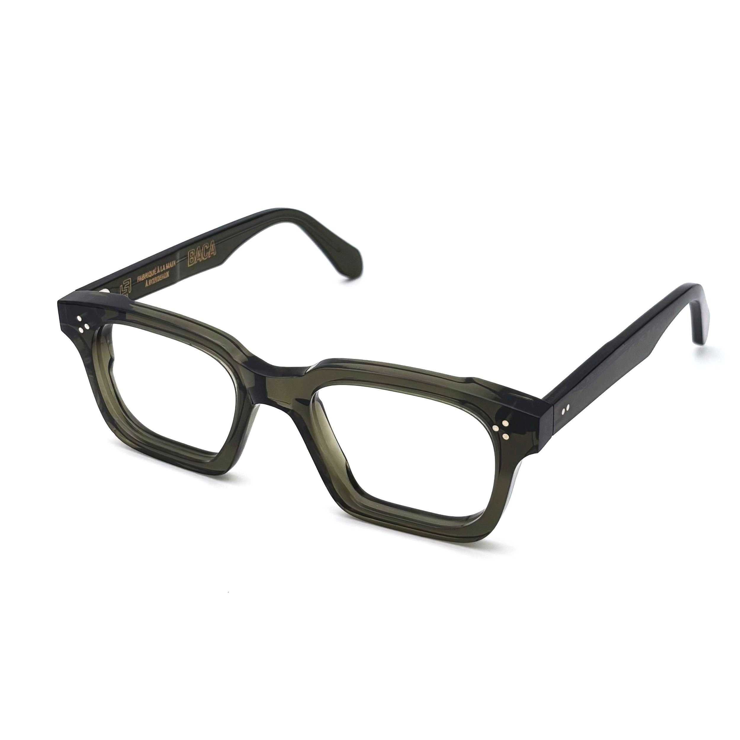 CONCEPT 2 - N°4 lunettes française hommes épaisses rectangles intemporelle
