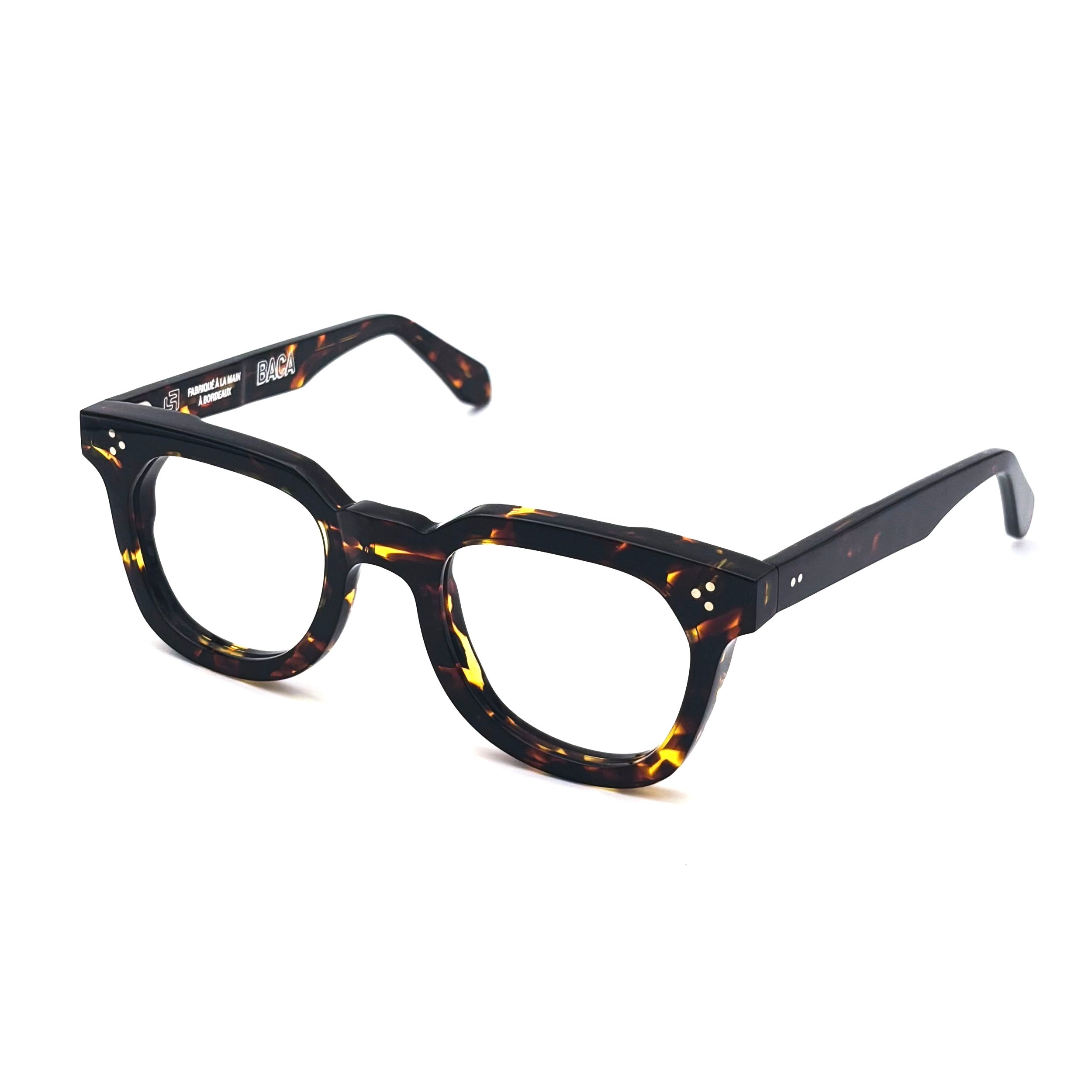 CONCEPT 2 - N°5 lunettes française hommes épaisses rectangles intemporelle